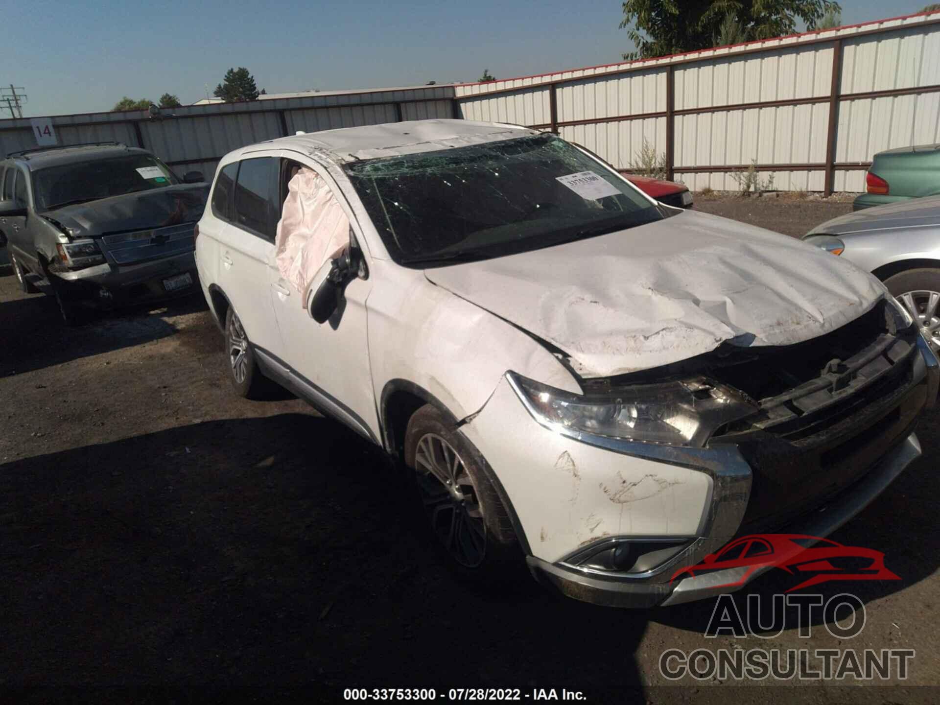 MITSUBISHI OUTLANDER 2017 - JA4AD3A39HZ027976