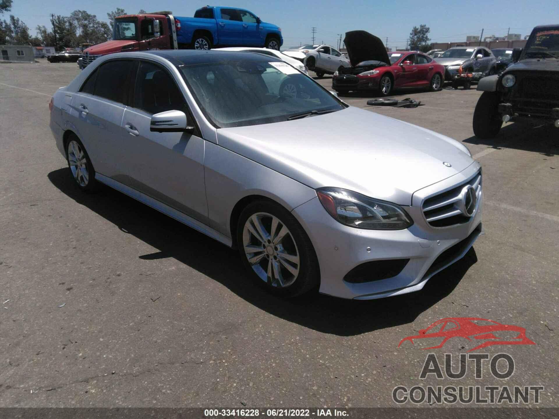 MERCEDES-BENZ E-CLASS 2016 - WDDHF5KBXGB172926