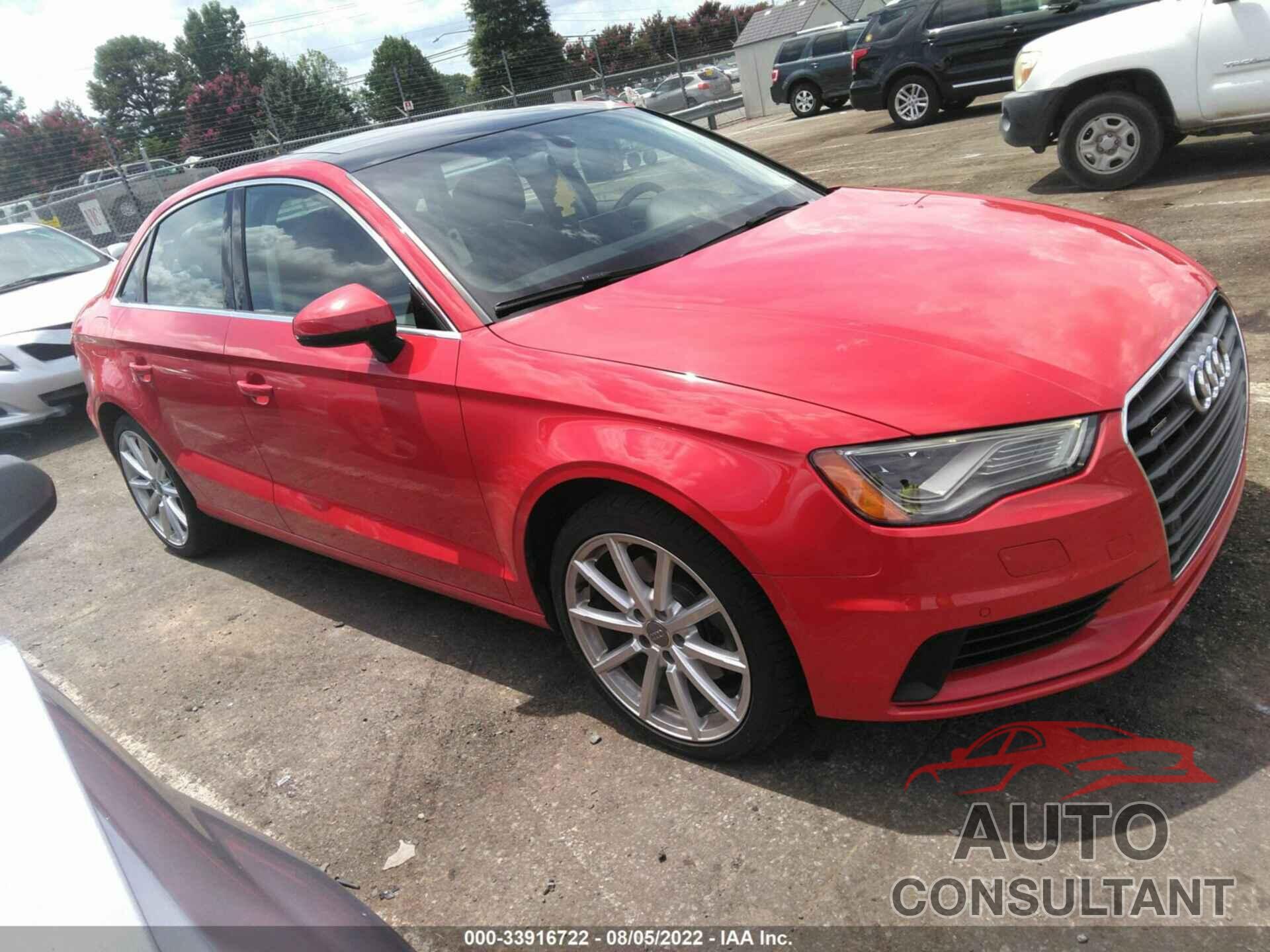 AUDI A3 2016 - WAUE8HFF4G1034579