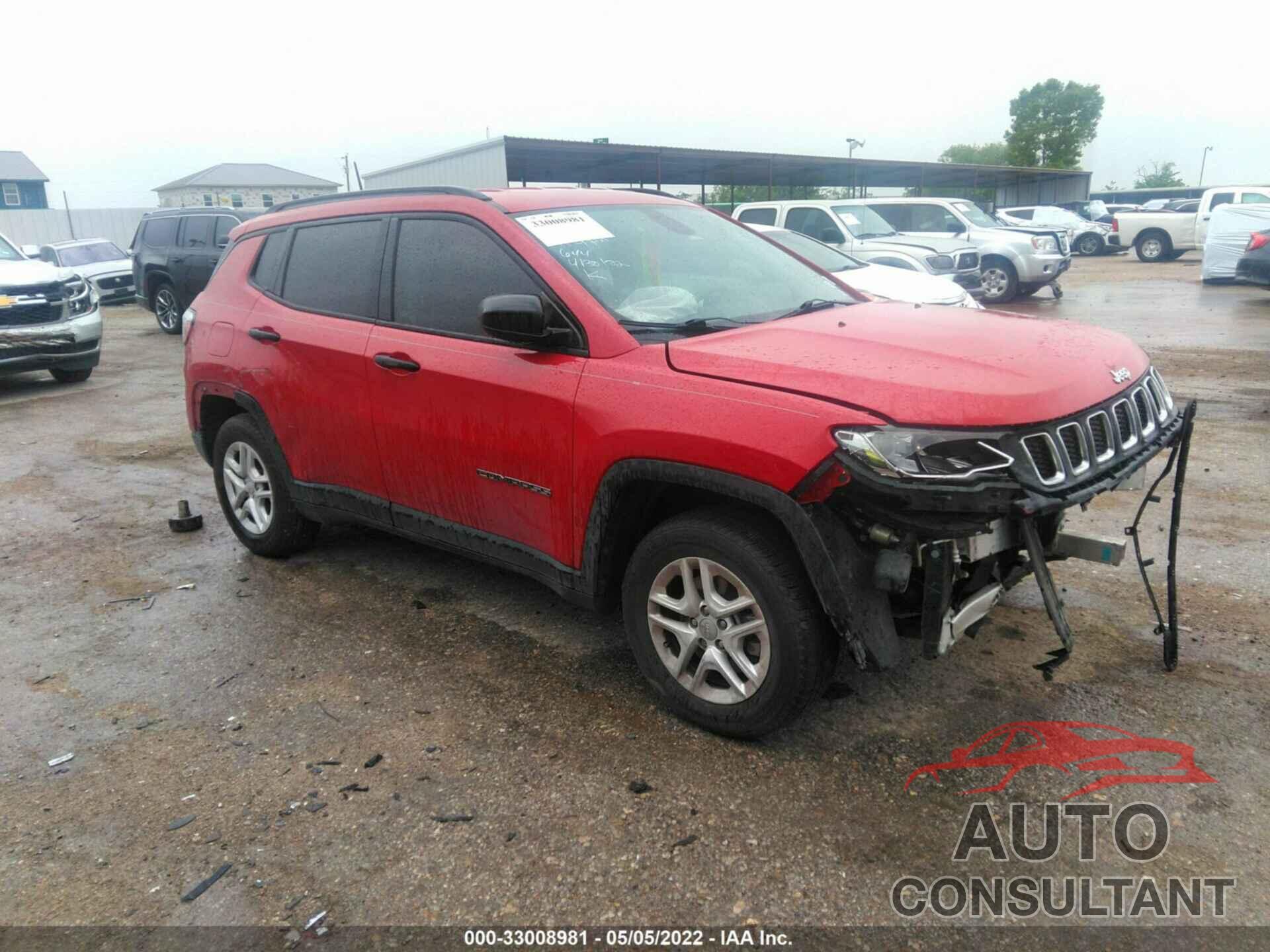 JEEP COMPASS 2017 - 3C4NJCAB1HT652421