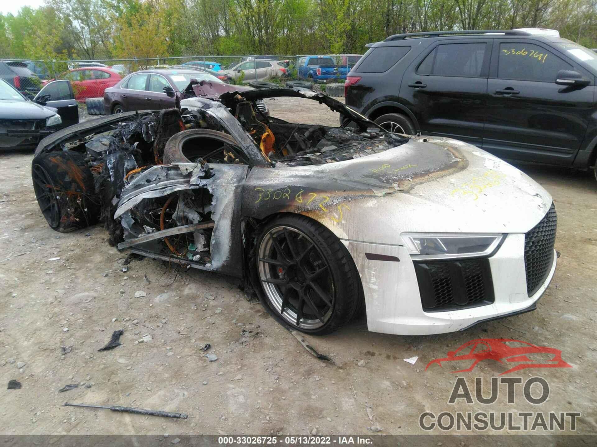 AUDI R8 2017 - WUAKBAFX7H7903362