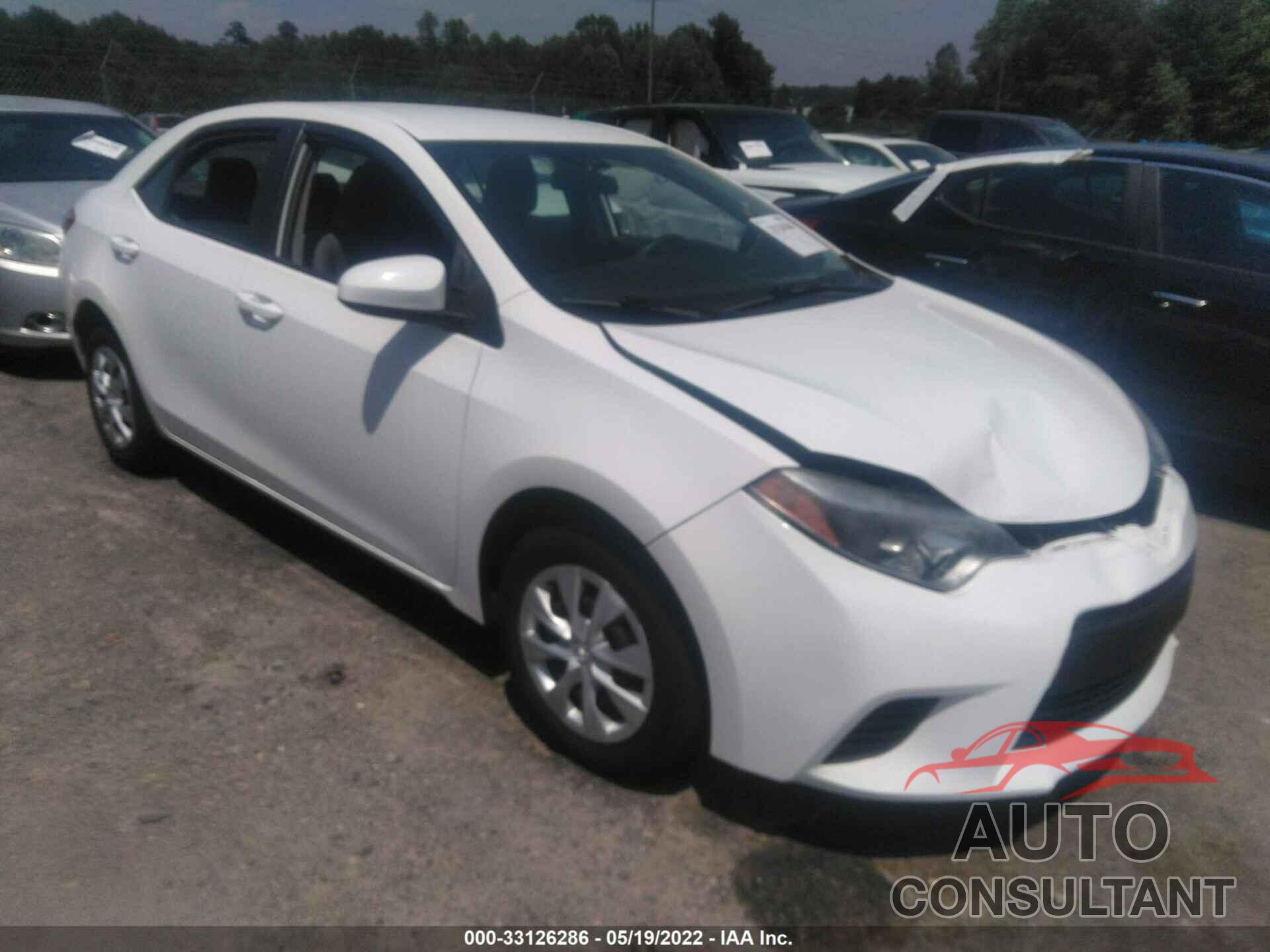 TOYOTA COROLLA 2016 - 2T1BURHE7GC684448