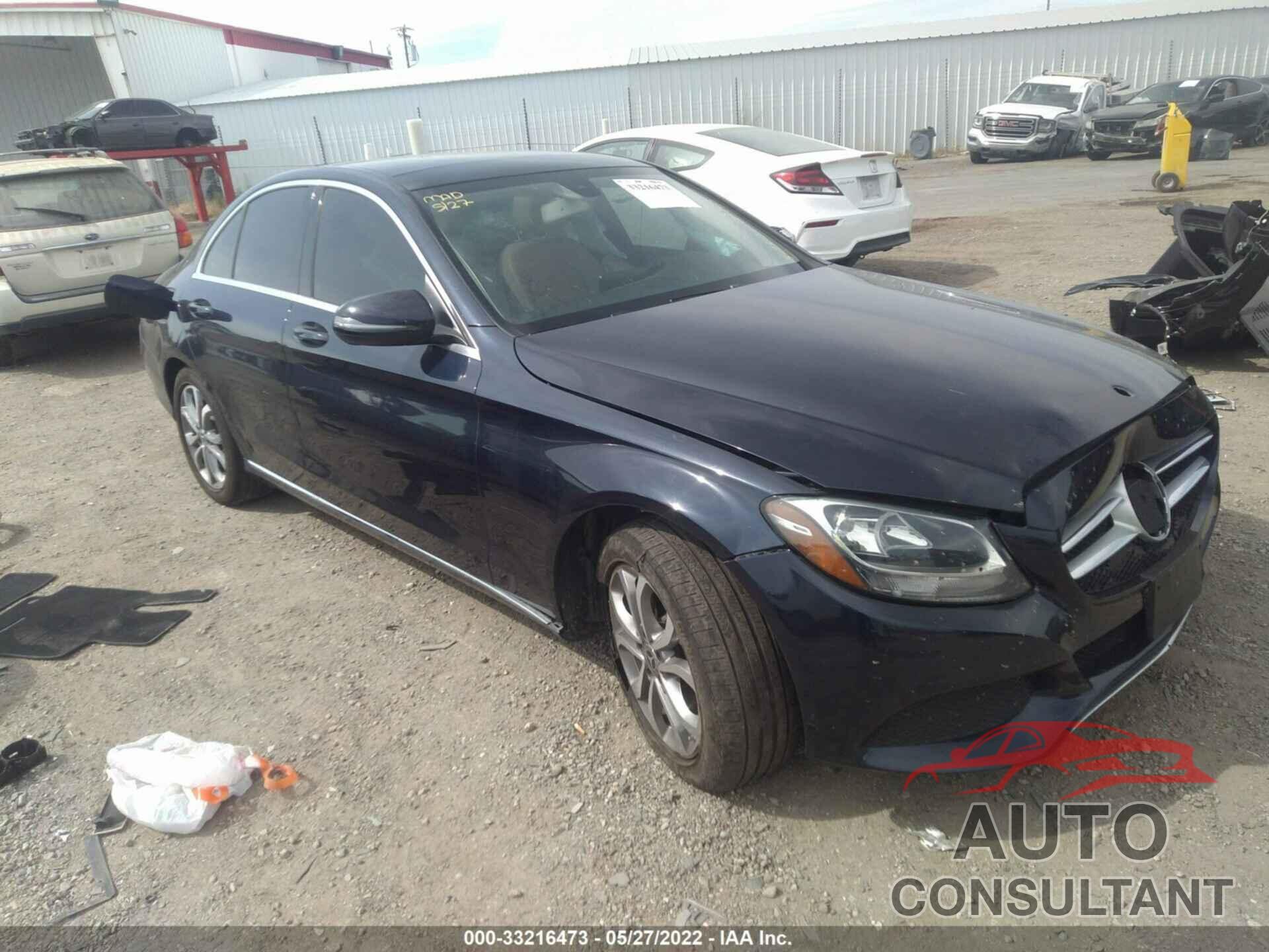 MERCEDES-BENZ C-CLASS 2017 - 55SWF4KB7HU233206