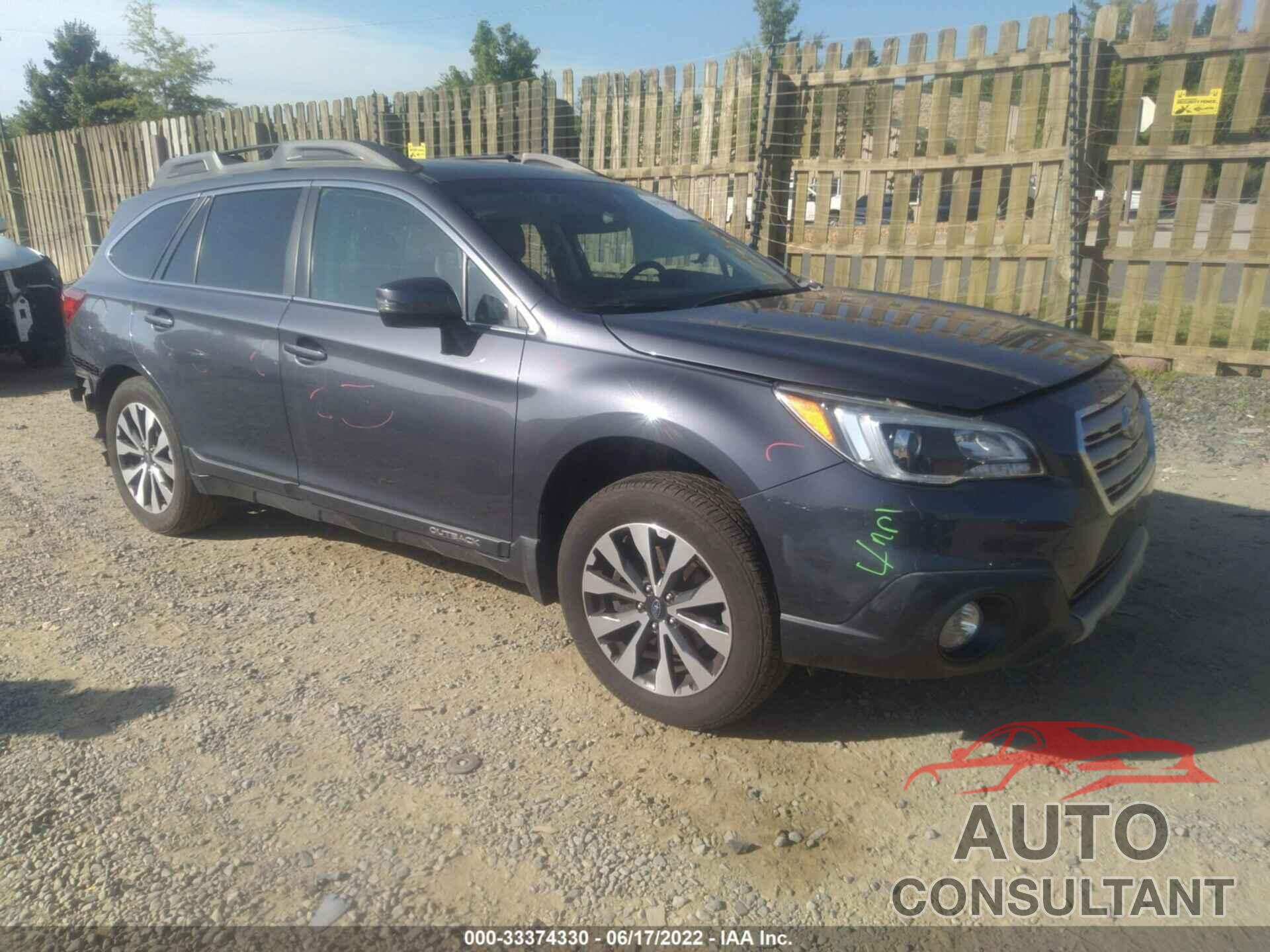 SUBARU OUTBACK 2017 - 4S4BSANC1H3247383