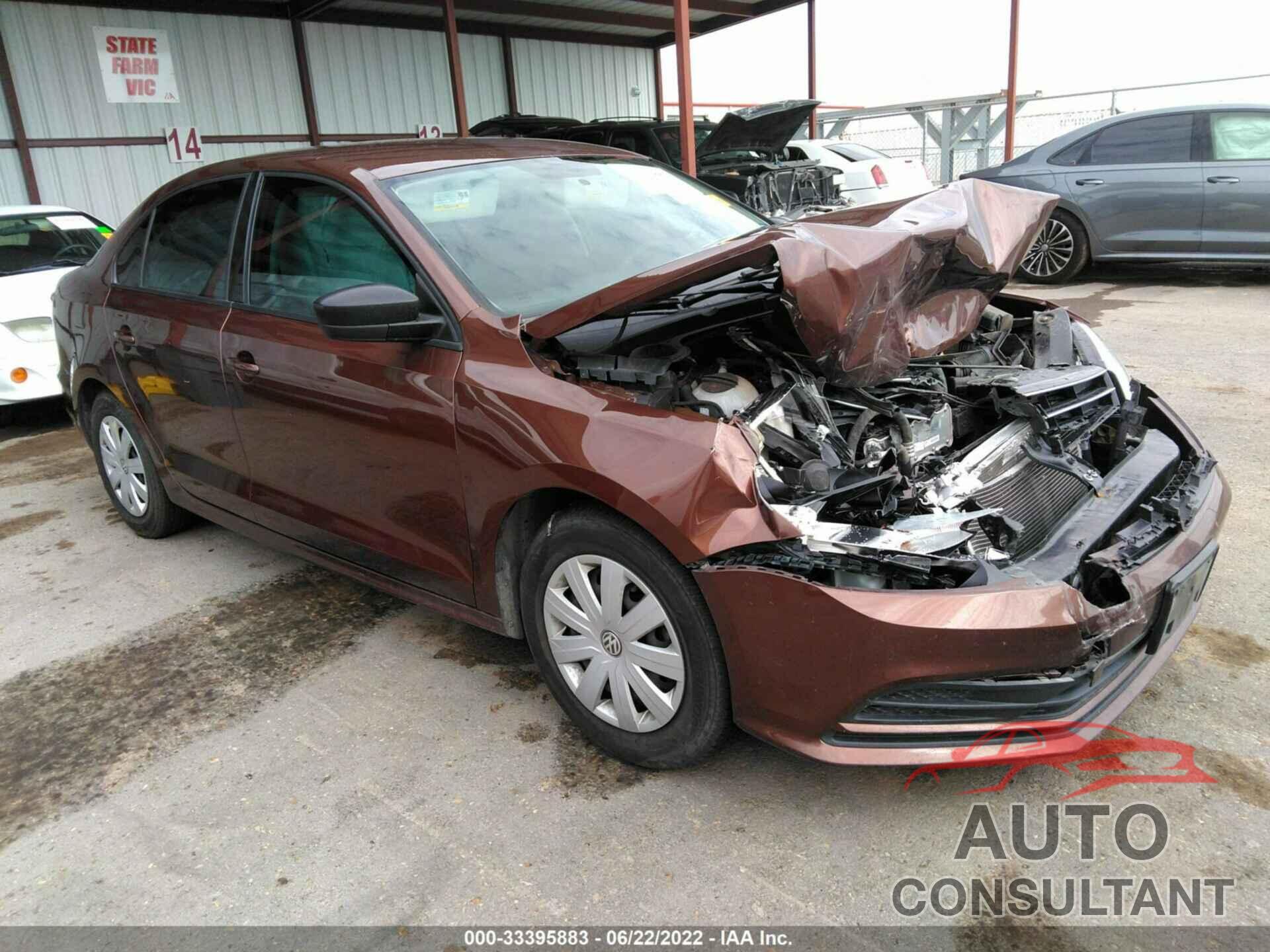 VOLKSWAGEN JETTA SEDAN 2016 - 3VW267AJ8GM408340