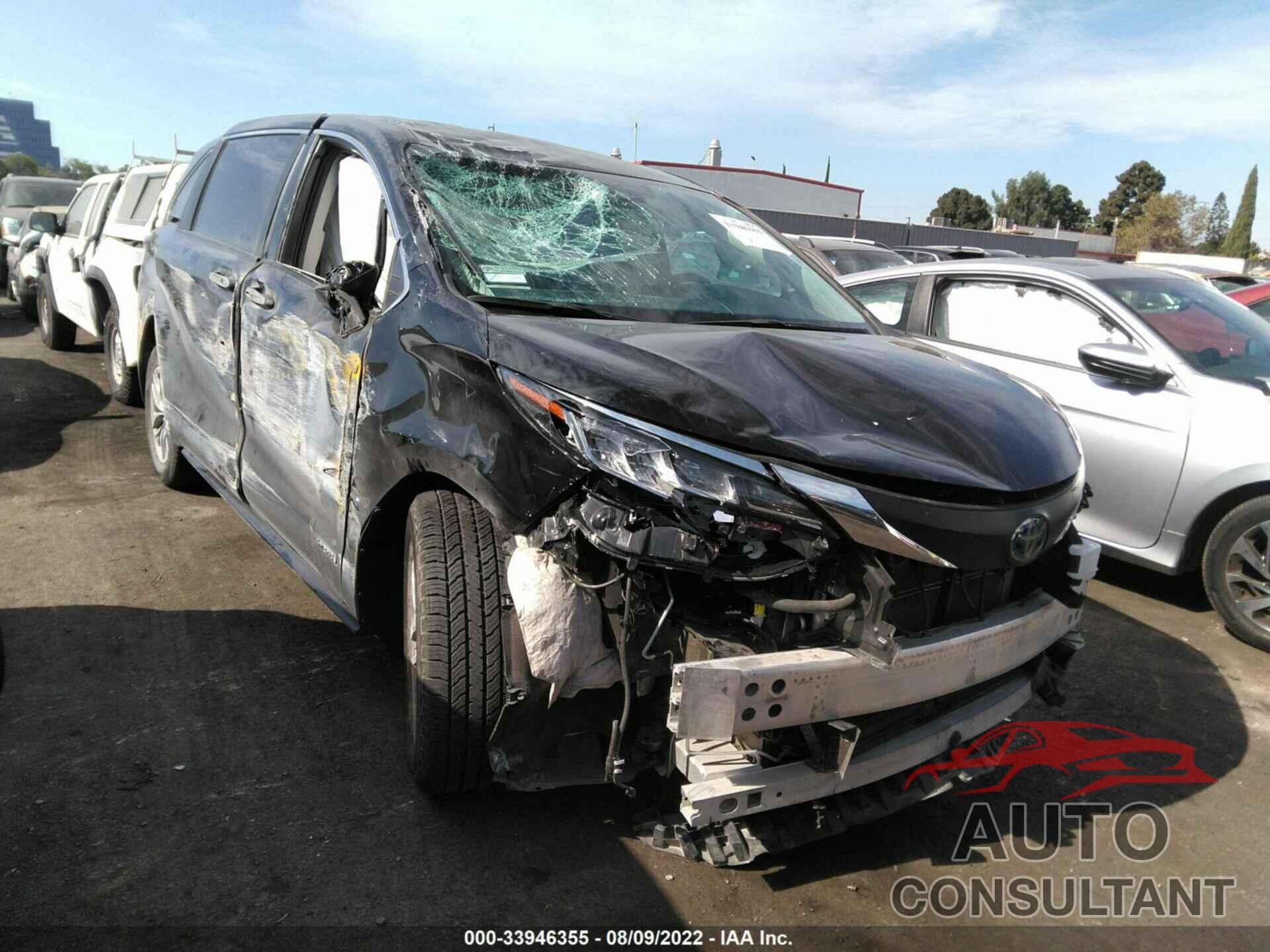 TOYOTA SIENNA 2021 - 5TDKRKEC9MS027830