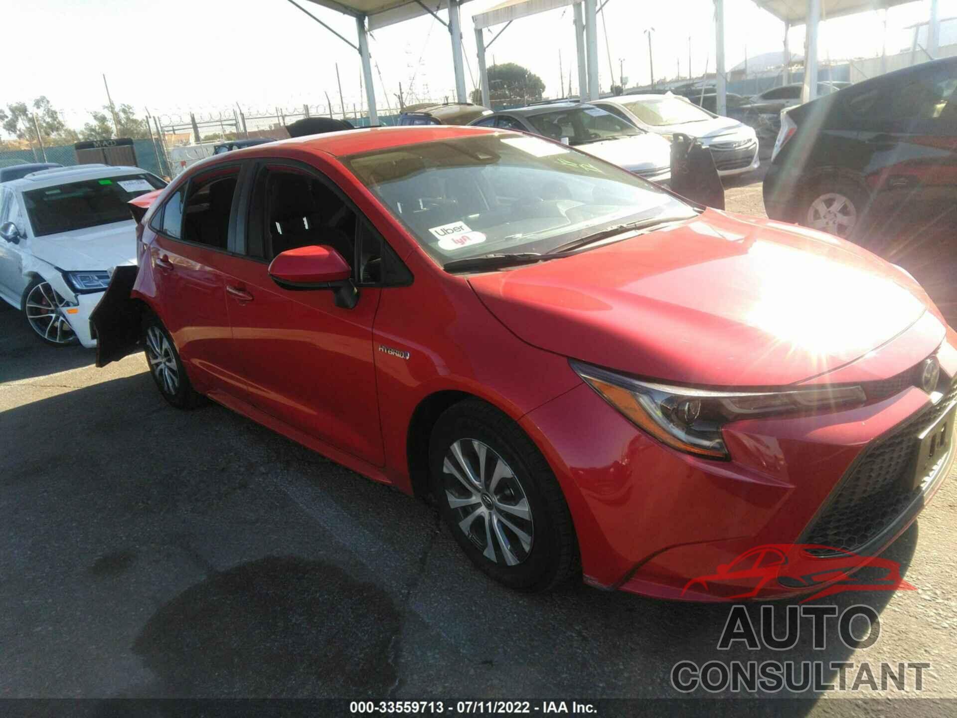 TOYOTA COROLLA 2021 - JTDEAMDE7MJ016910