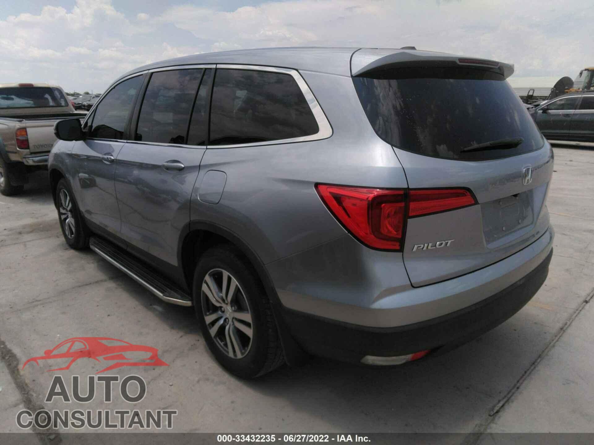 HONDA PILOT 2018 - 5FNYF5H57JB025155