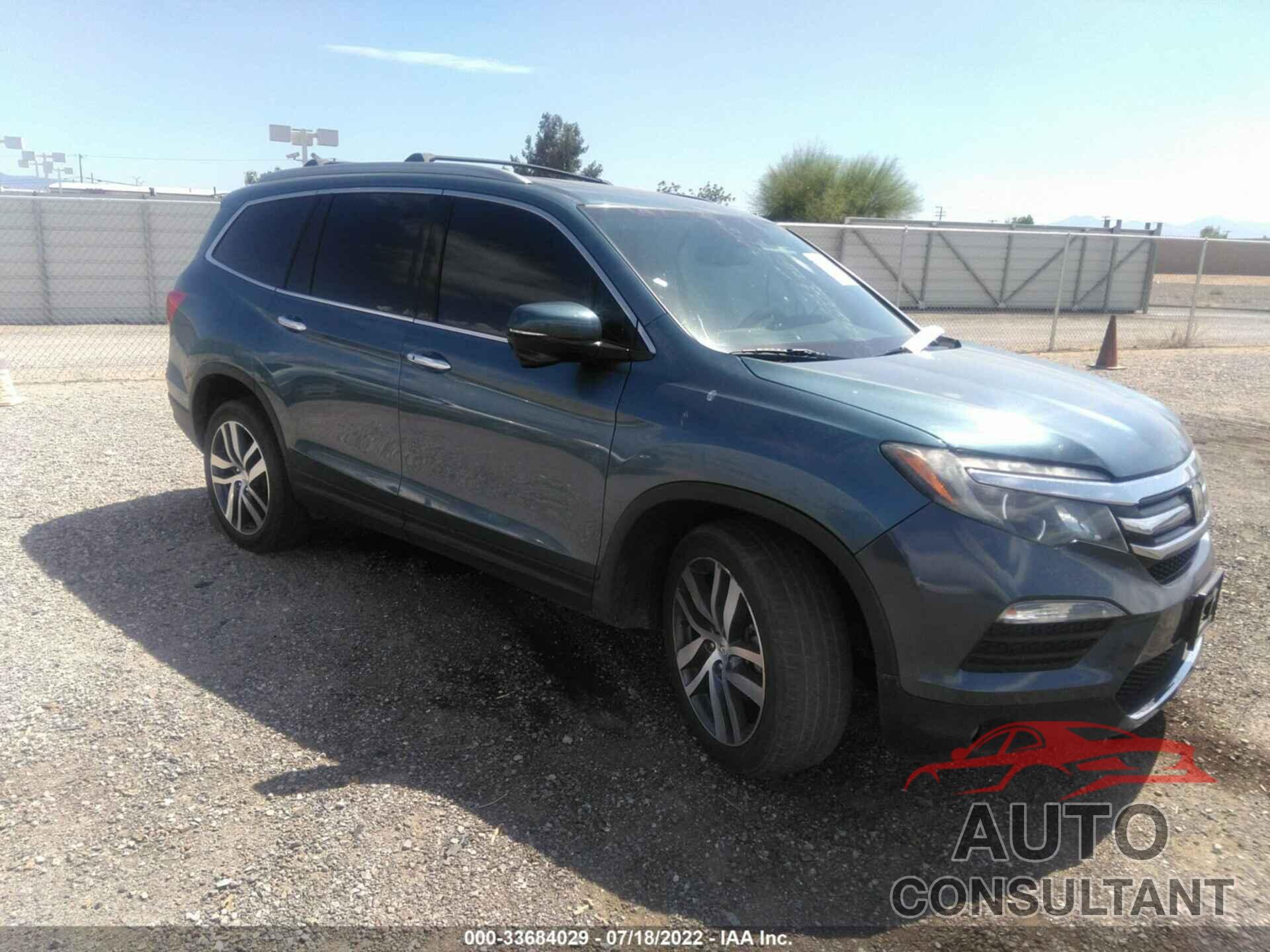 HONDA PILOT 2018 - 5FNYF6H99JB050356