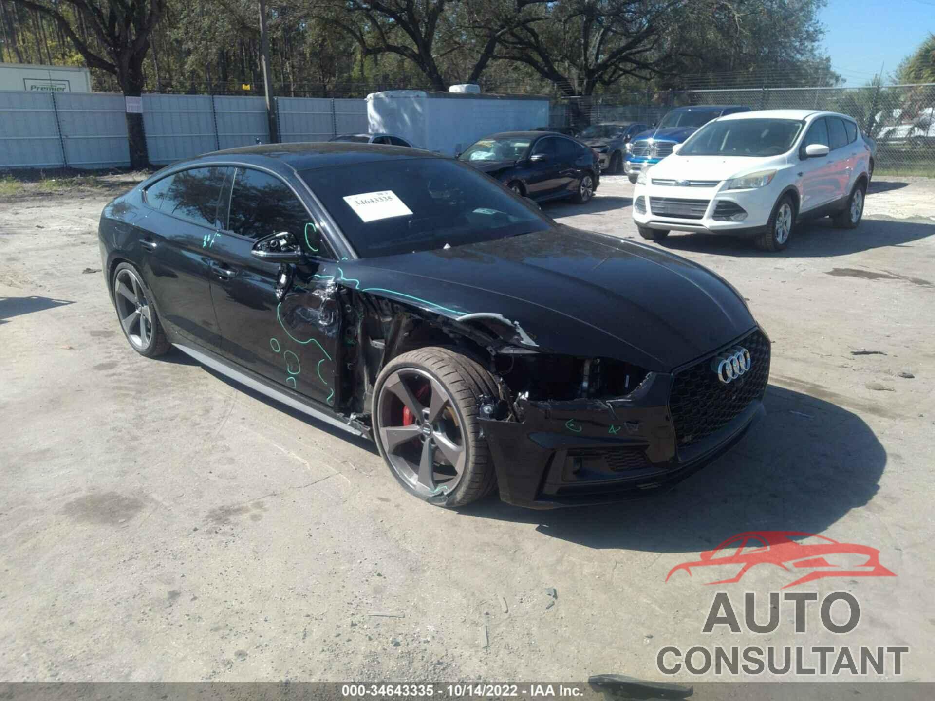 AUDI S5 SPORTBACK 2019 - WAUC4CF59KA093312