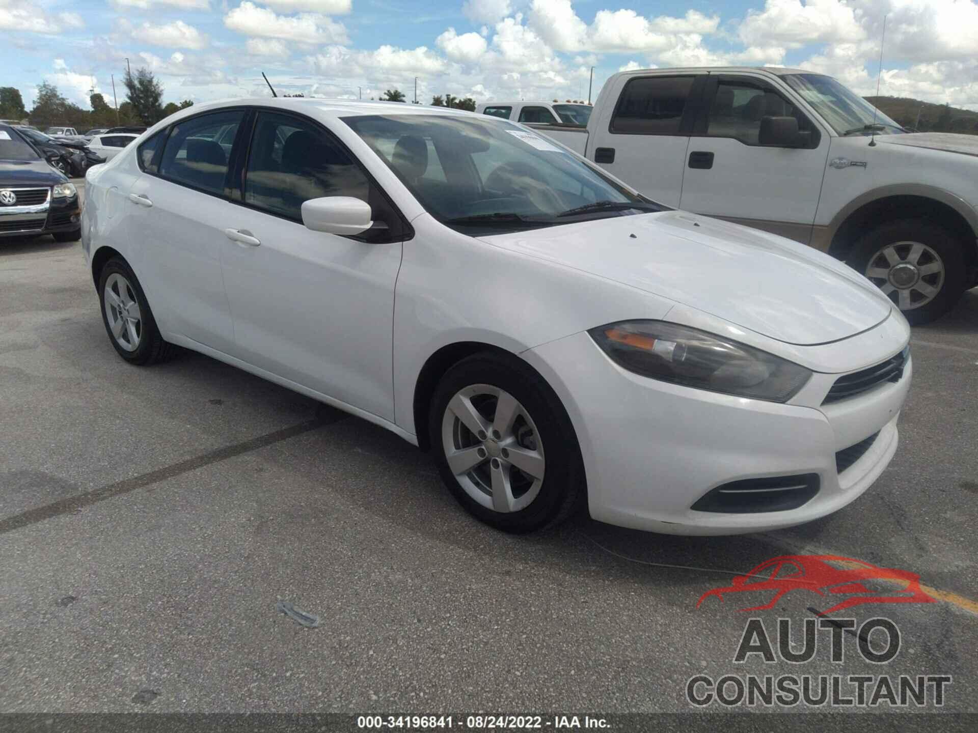 DODGE DART 2016 - 1C3CDFBA1GD652515