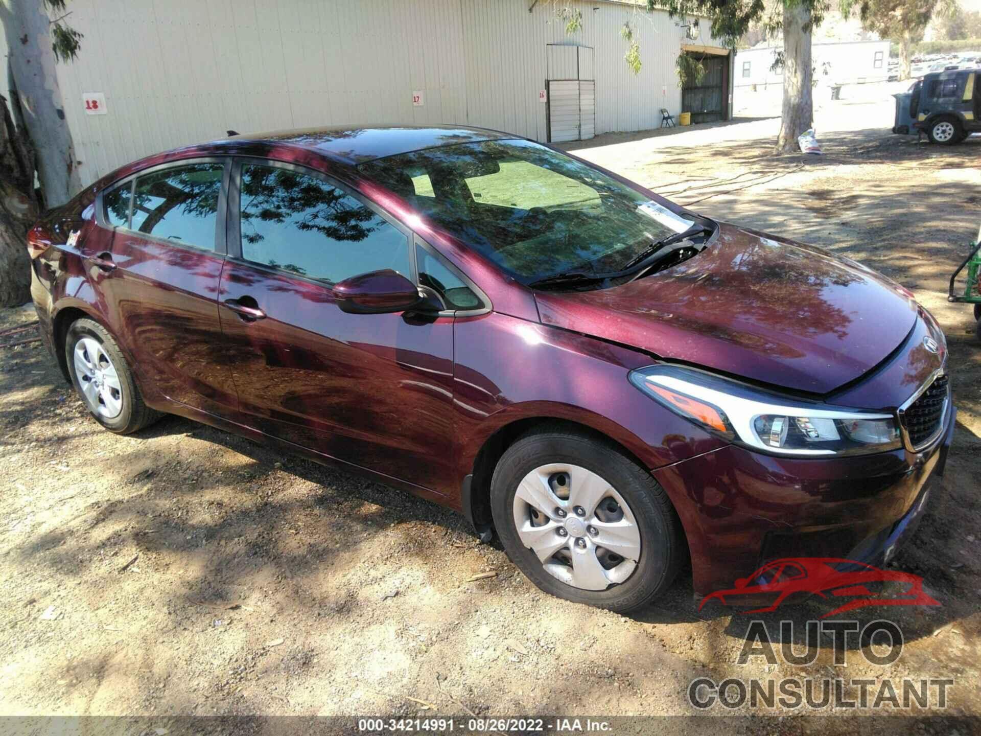 KIA FORTE 2018 - 3KPFK4A76JE190161