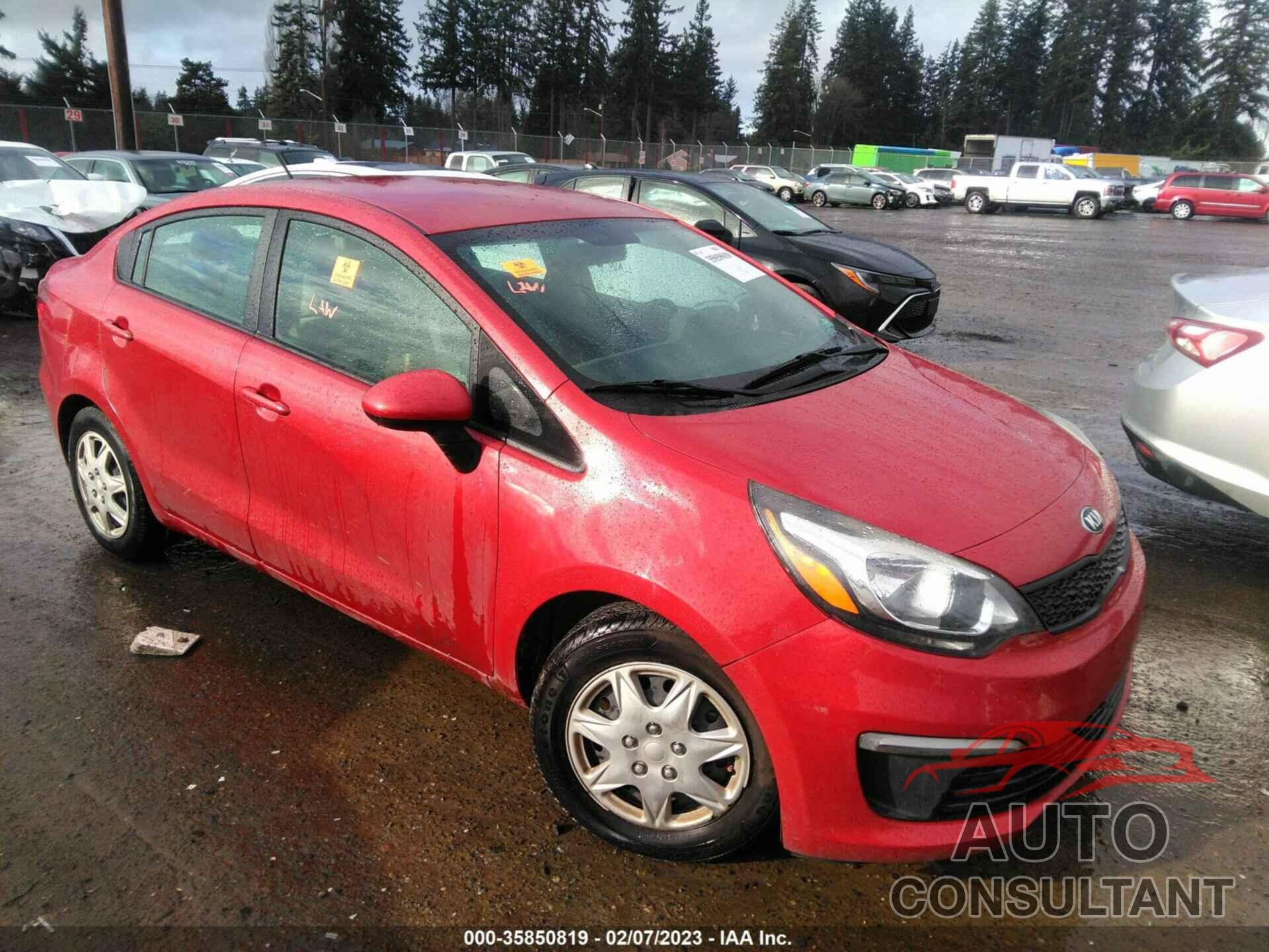 KIA RIO 2017 - KNADM4A33H6009982