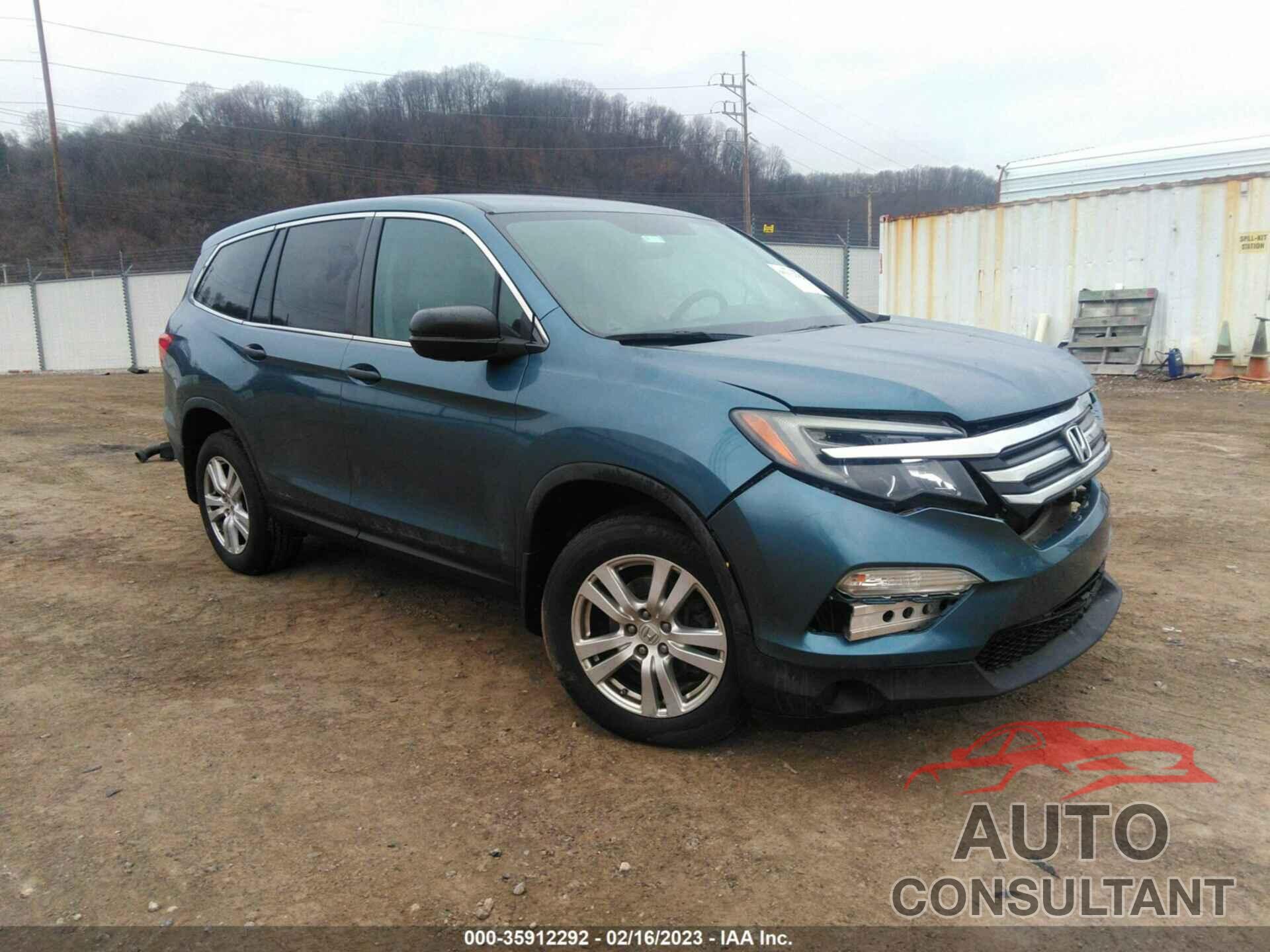 HONDA PILOT 2016 - 5FNYF6H11GB038480