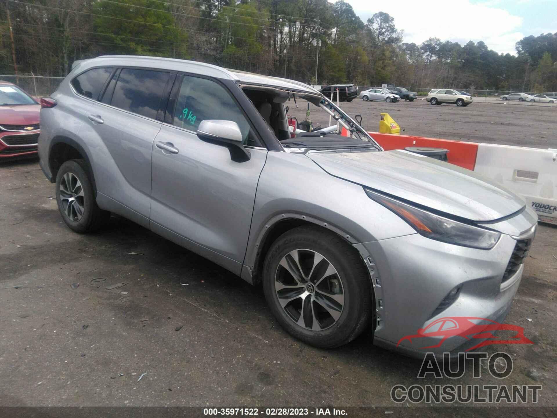 TOYOTA HIGHLANDER 2022 - 5TDGARAH4NS509761