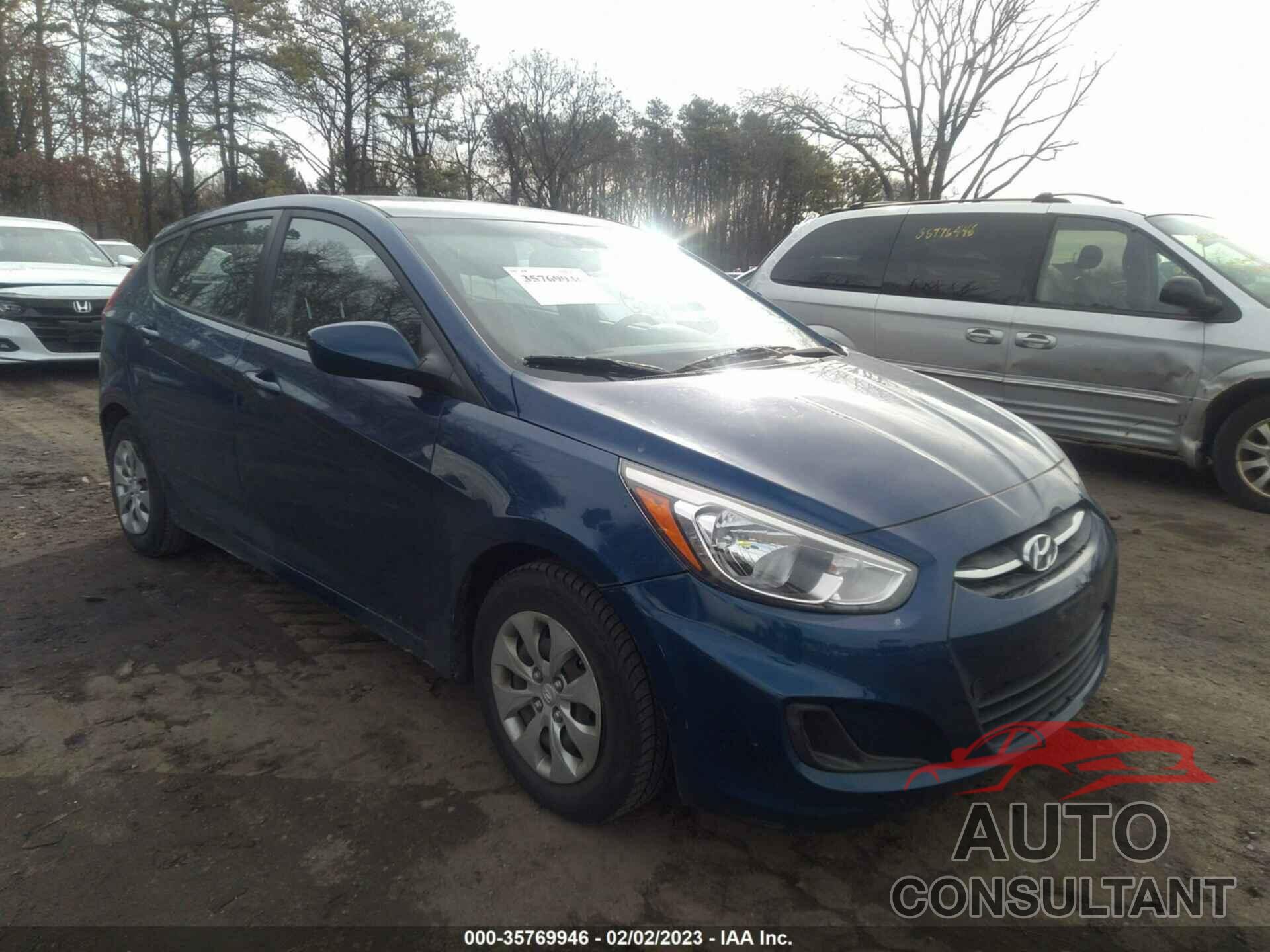 HYUNDAI ACCENT 2016 - KMHCT5AE0GU275278