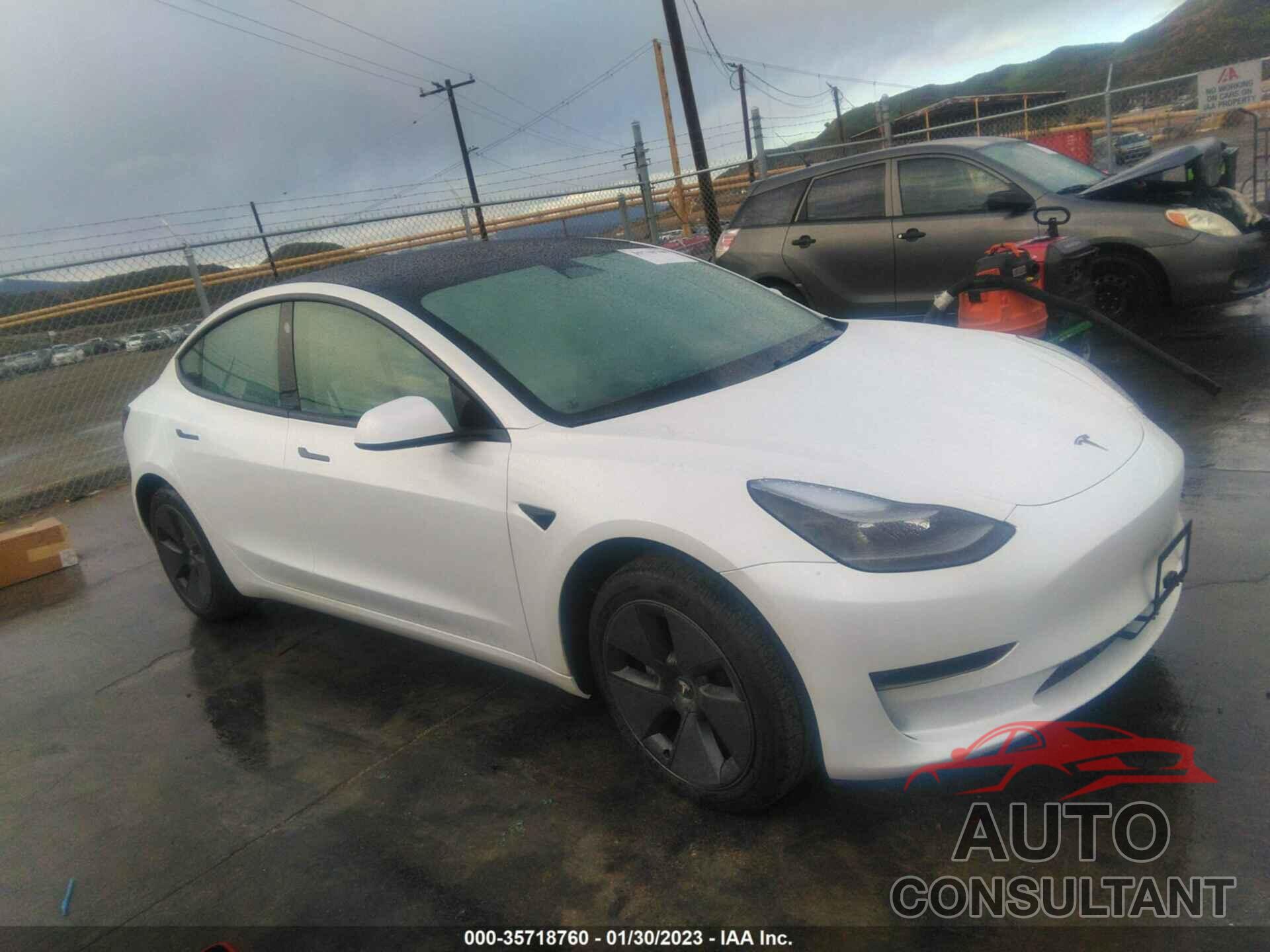 TESLA MODEL 3 2022 - 5YJ3E1EB1NF268921