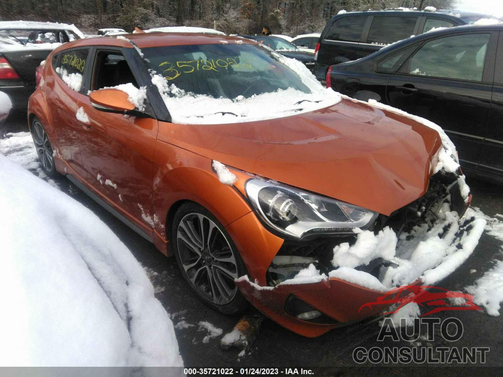 HYUNDAI VELOSTER 2016 - KMHTC6AE4GU301595