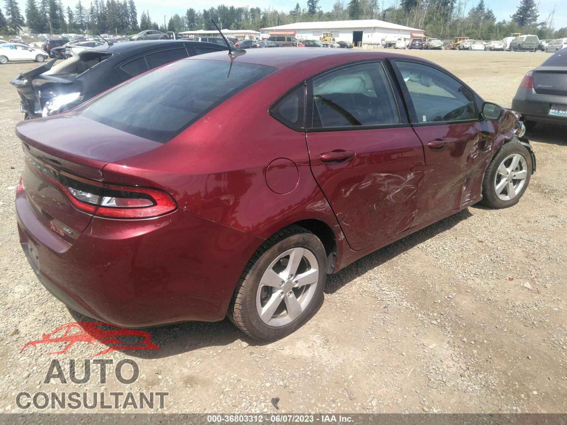 DODGE DART 2015 - 1C3CDFBB3FD307445