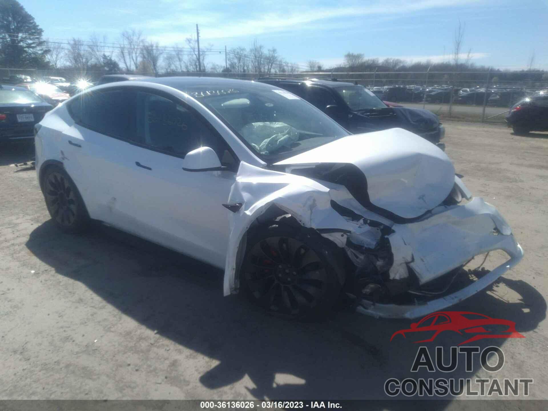 TESLA MODEL Y 2021 - 5YJYGDEF6MF248442