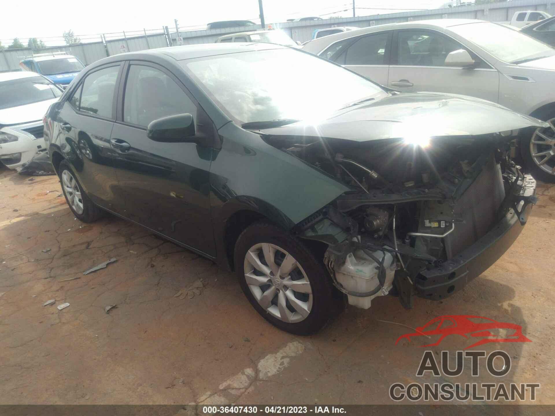 TOYOTA COROLLA 2016 - 5YFBURHE2GP378807