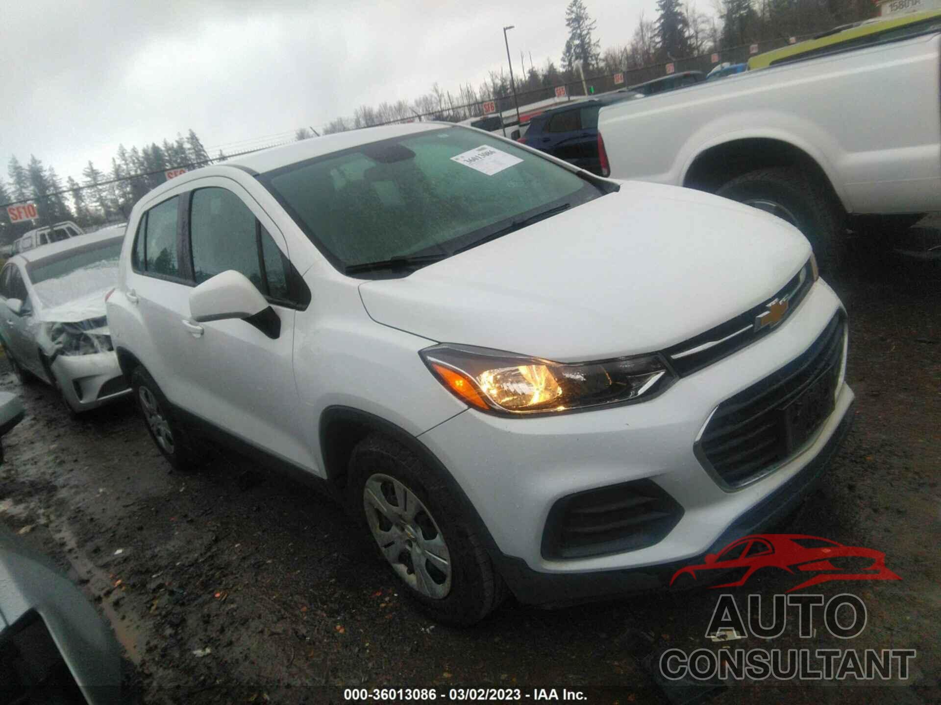 CHEVROLET TRAX 2017 - 3GNCJKSB1HL187842