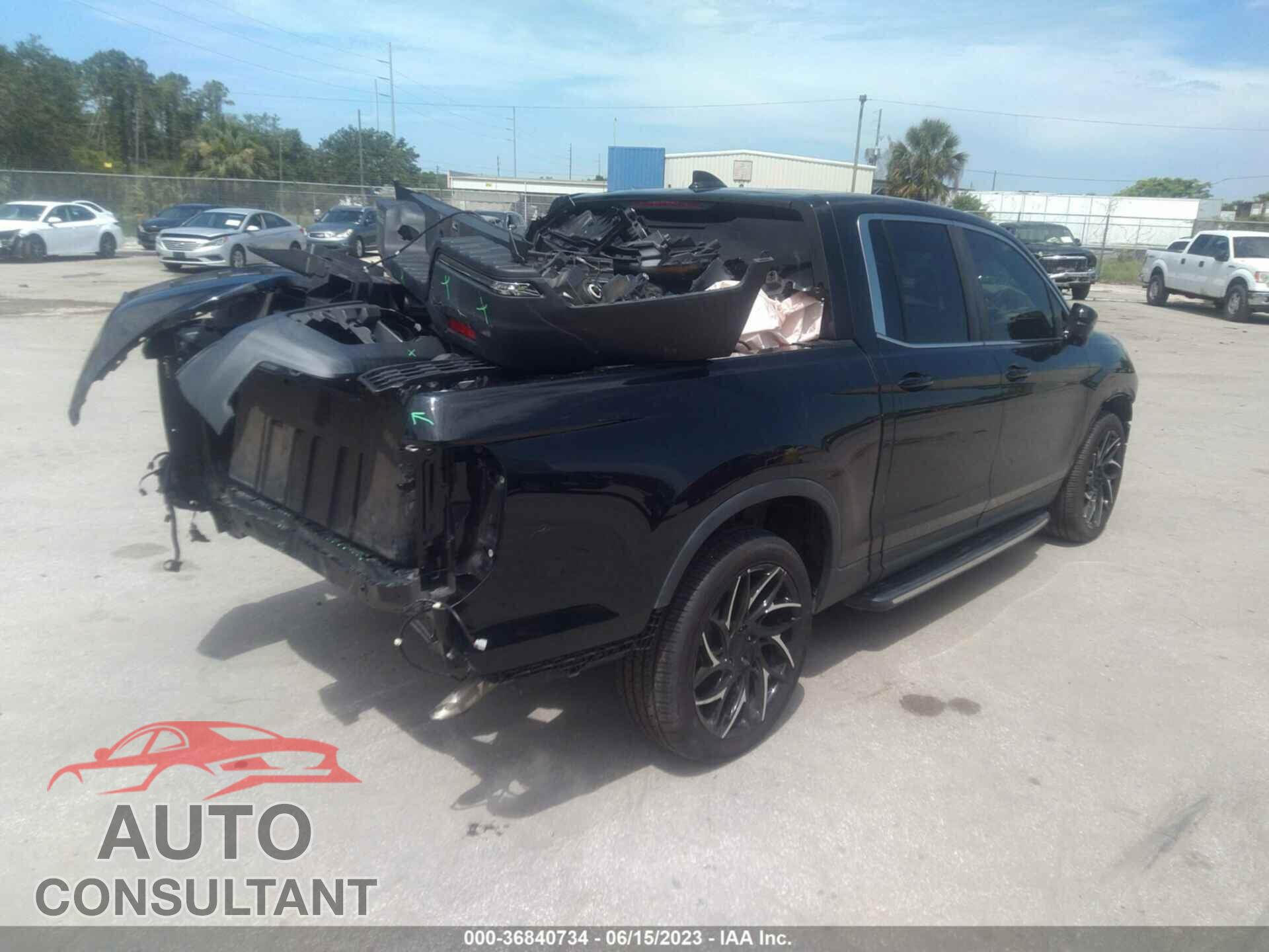 HONDA RIDGELINE 2019 - 5FPYK2F60KB001312