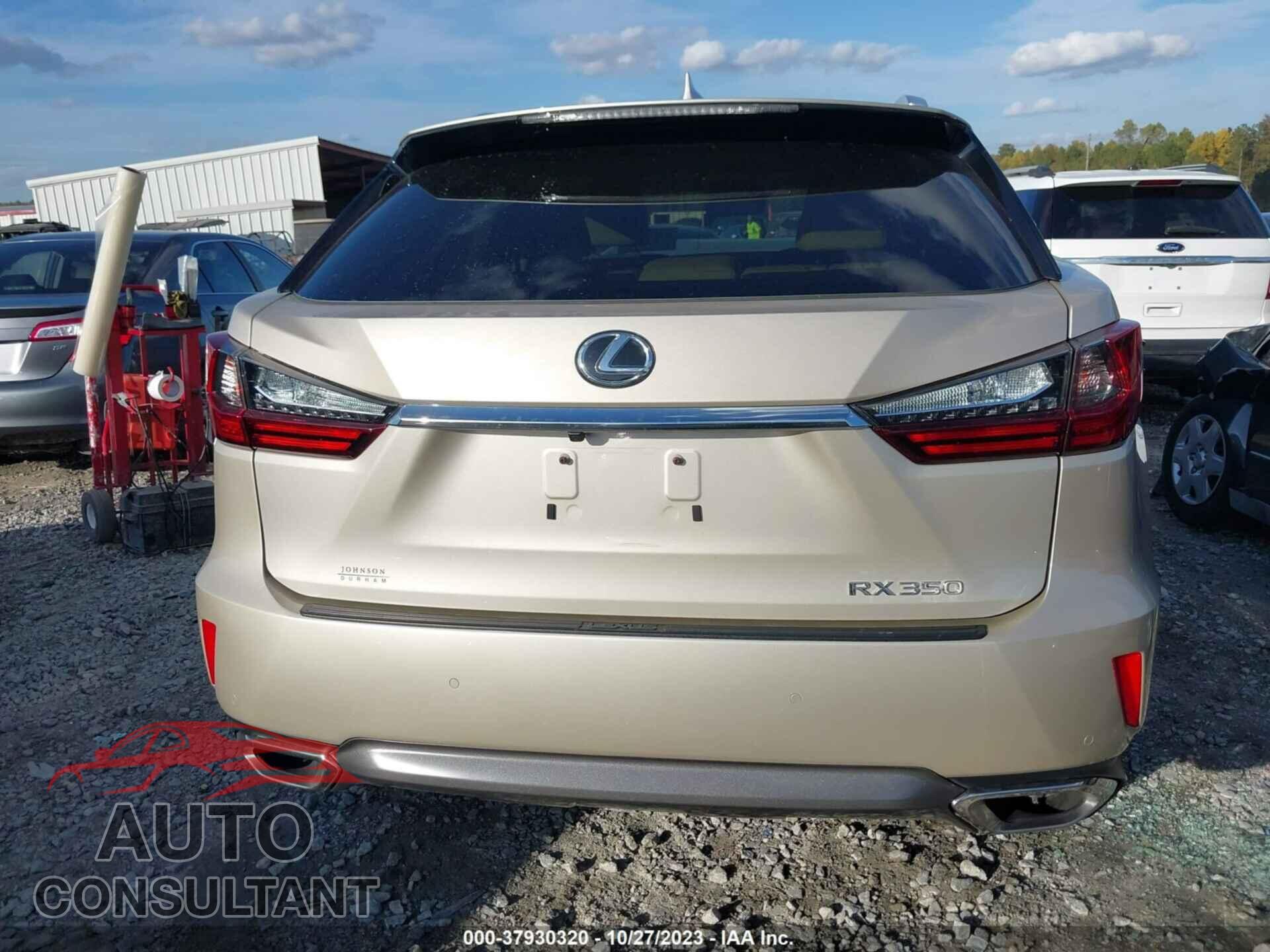 LEXUS RX 2017 - 2T2ZZMCA8HC053809