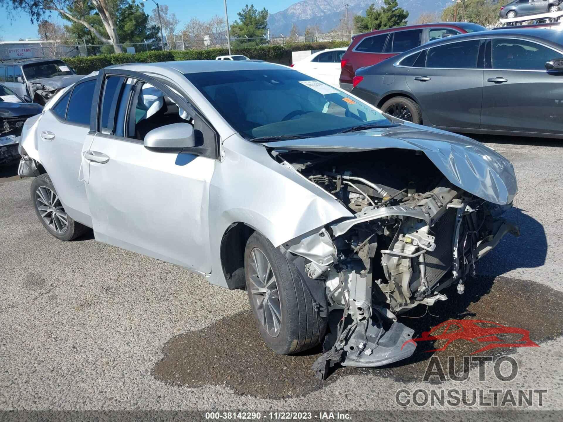 TOYOTA COROLLA 2017 - 5YFBURHE0HP657528