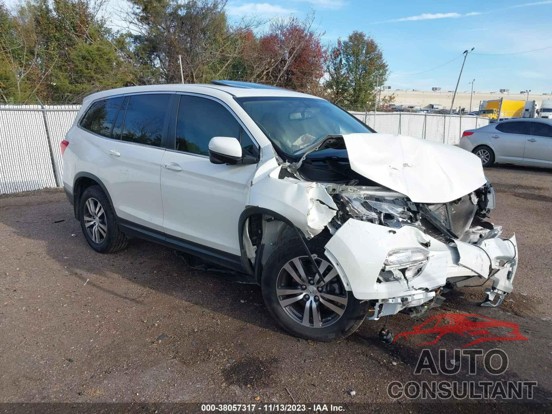 HONDA PILOT 2017 - 5FNYF5H58HB032562