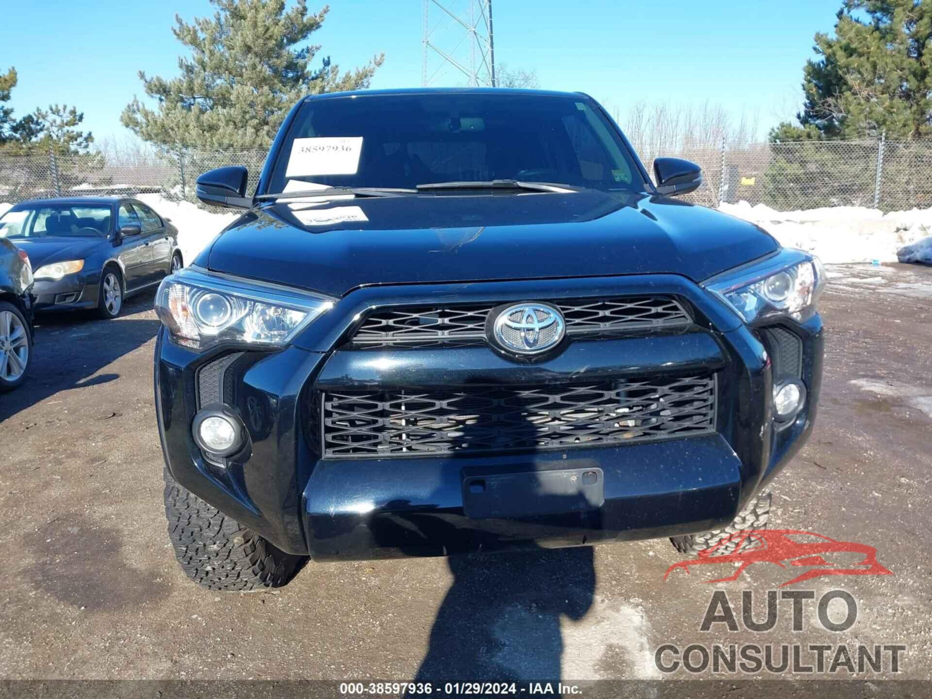 TOYOTA 4RUNNER 2016 - JTEBU5JRXG5388709