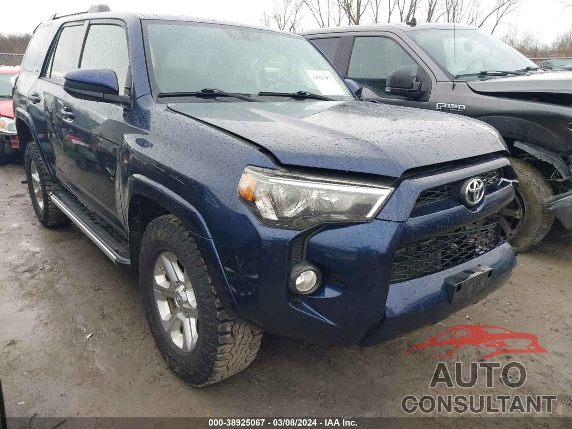 TOYOTA 4RUNNER 2019 - JTEBU5JR3K5627946