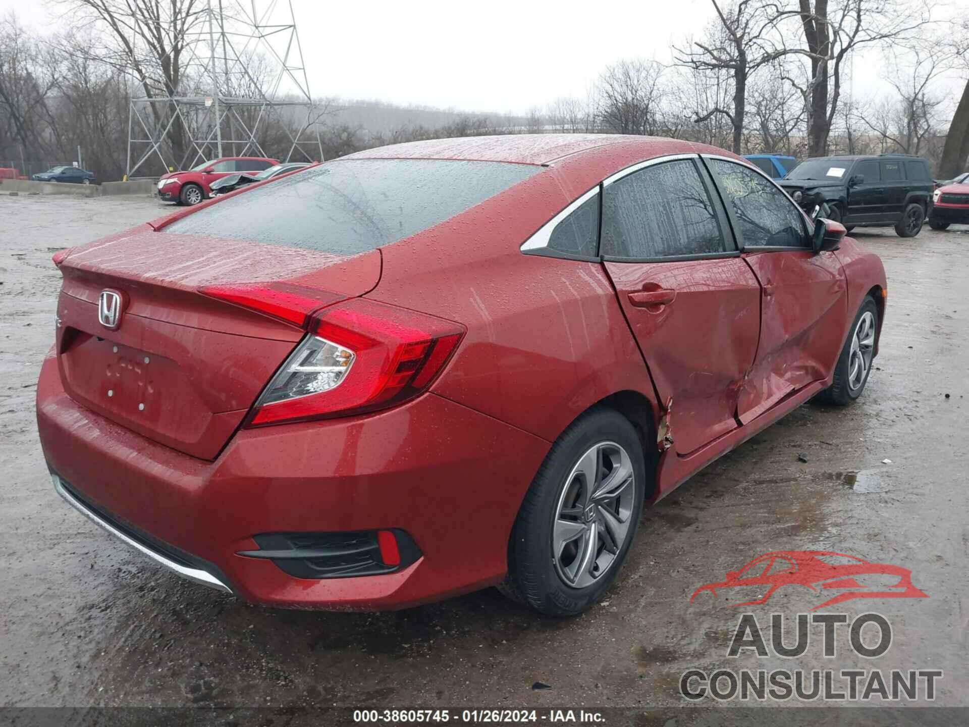 HONDA CIVIC 2019 - 2HGFC2F64KH562413