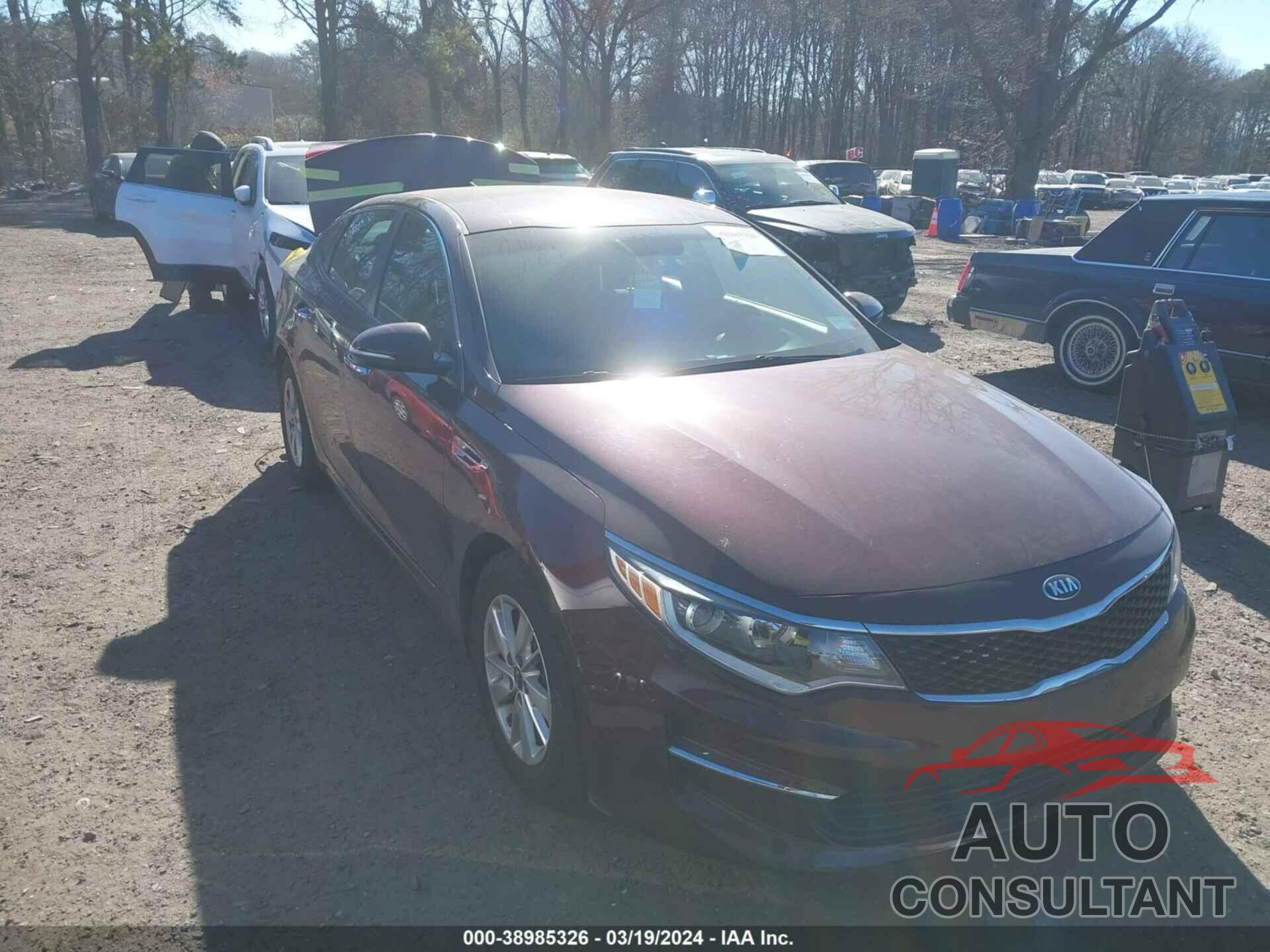 KIA OPTIMA 2018 - 5XXGT4L3XJG227151