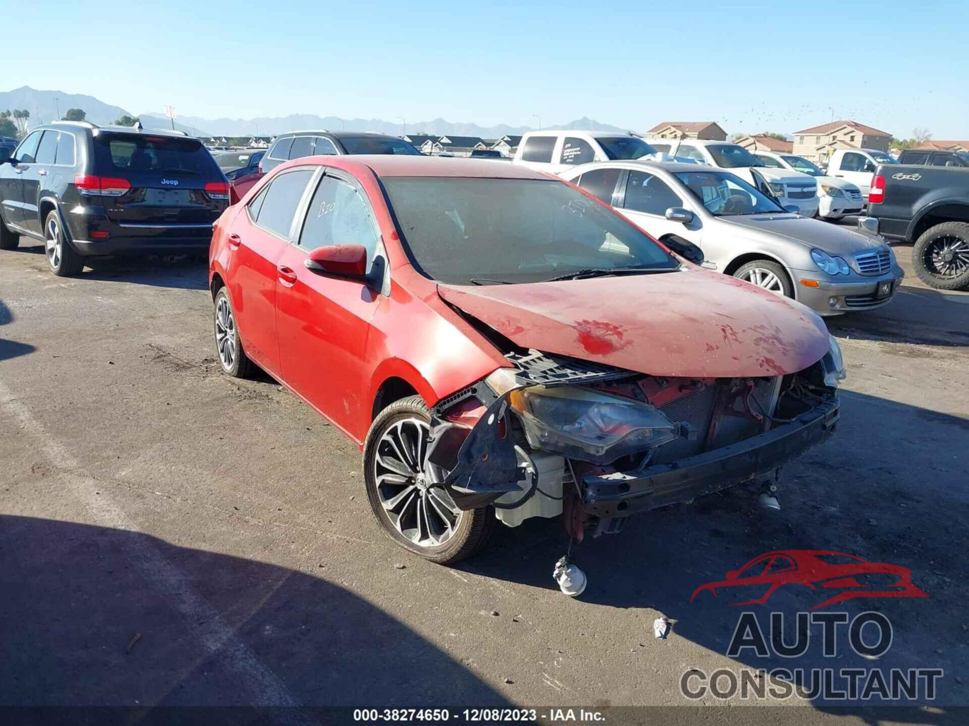 TOYOTA COROLLA 2015 - 5YFBURHEXFP243153