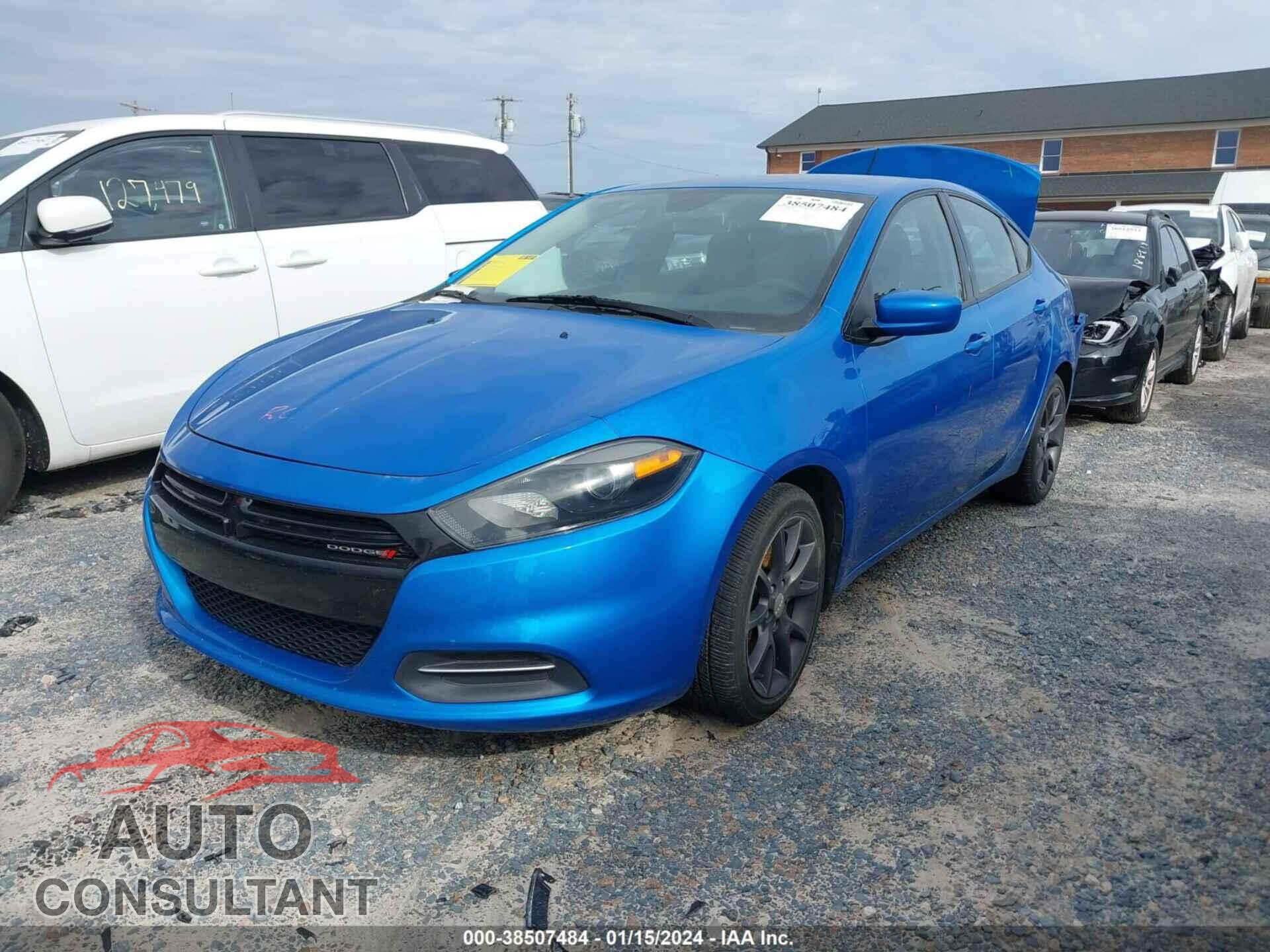 DODGE DART 2016 - 1C3CDFAA3GD577804