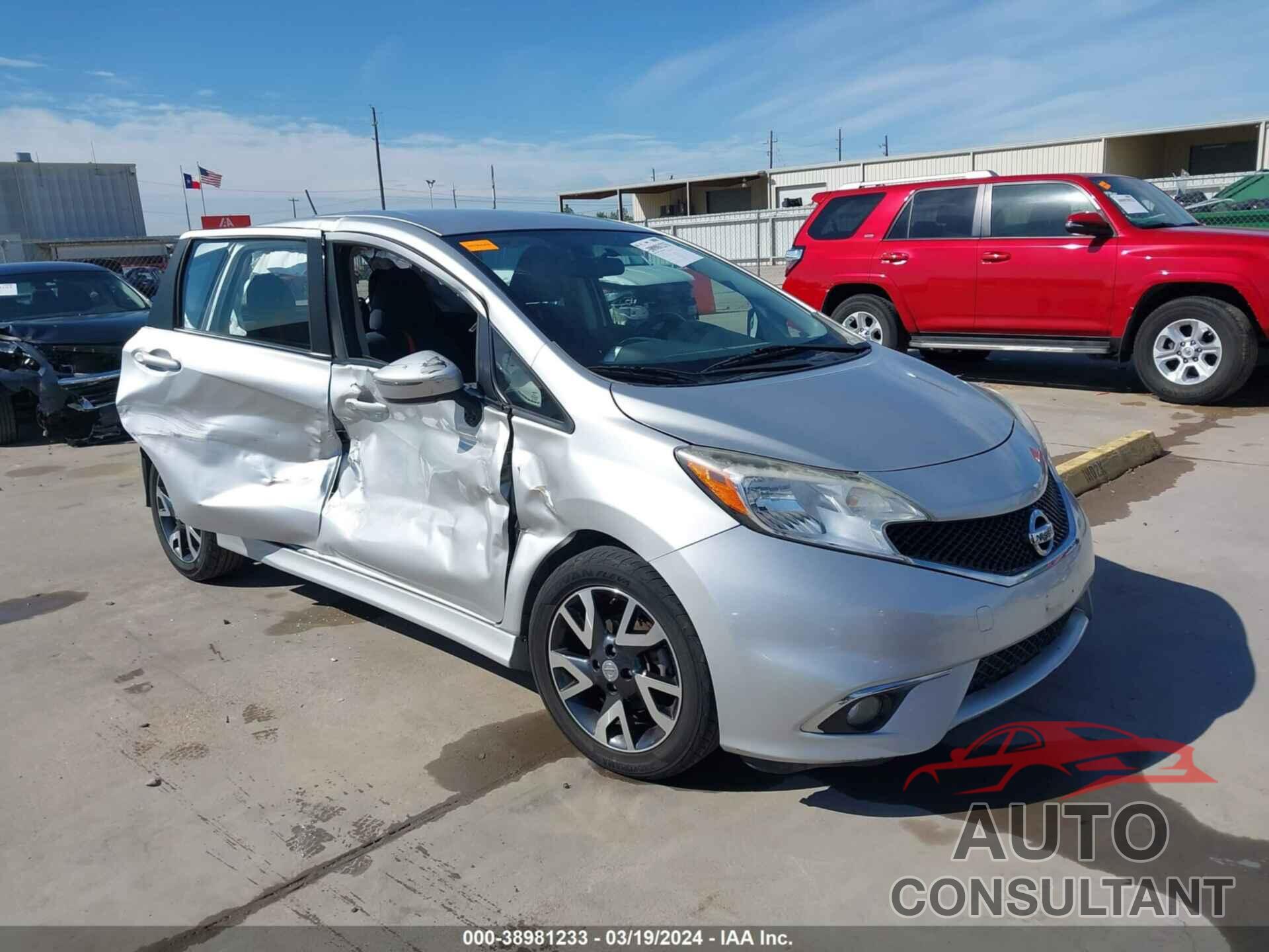 NISSAN VERSA NOTE 2016 - 3N1CE2CP2GL372393