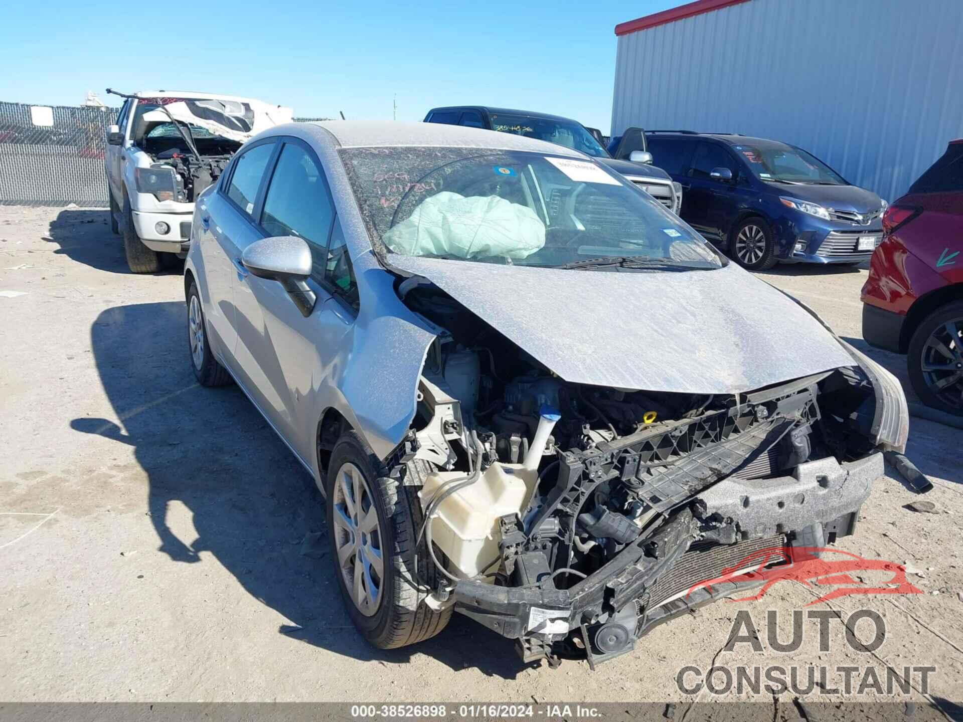 KIA RIO 2016 - KNADM4A3XG6691743