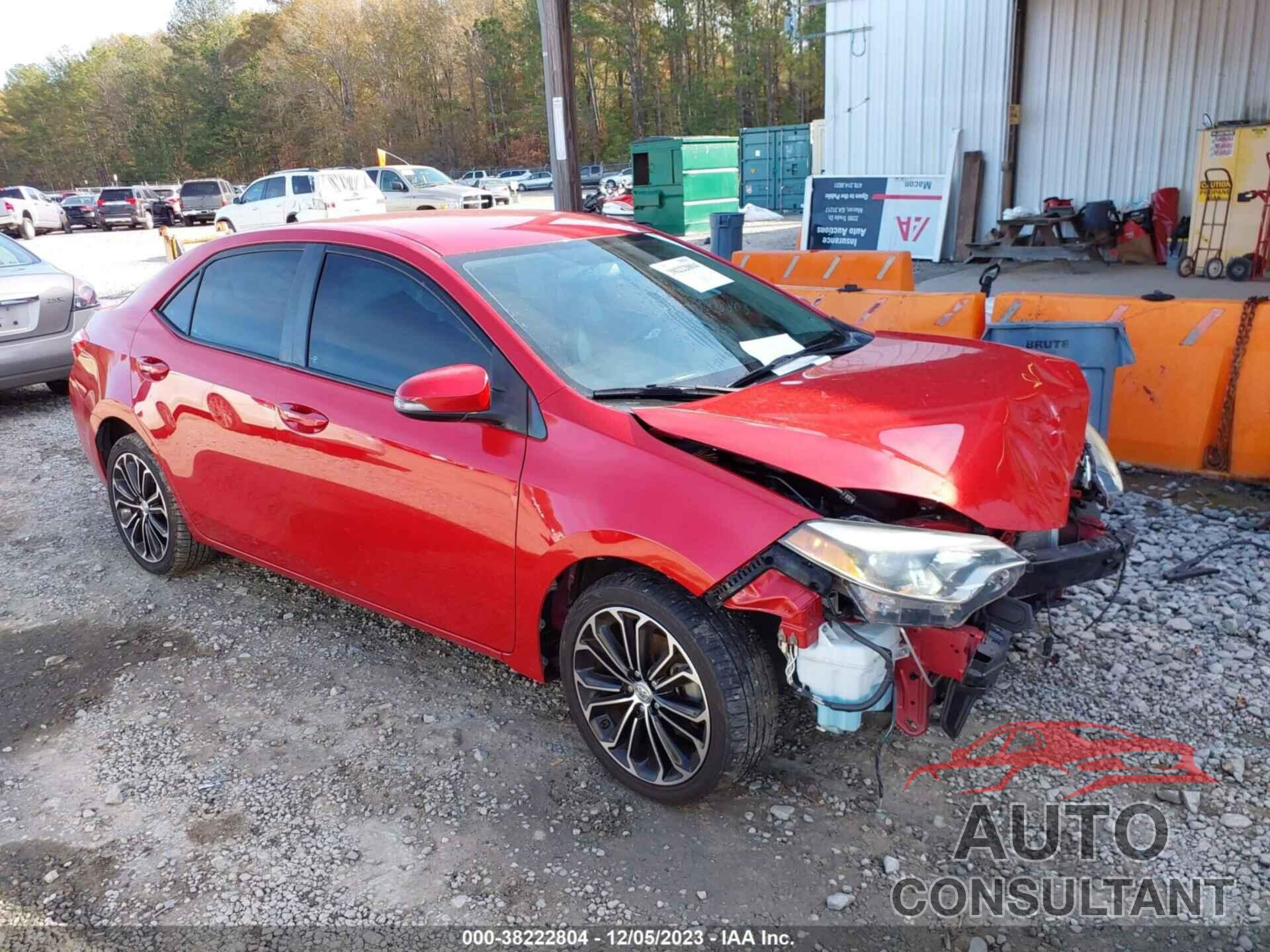 TOYOTA COROLLA 2016 - 2T1BURHE0GC694819