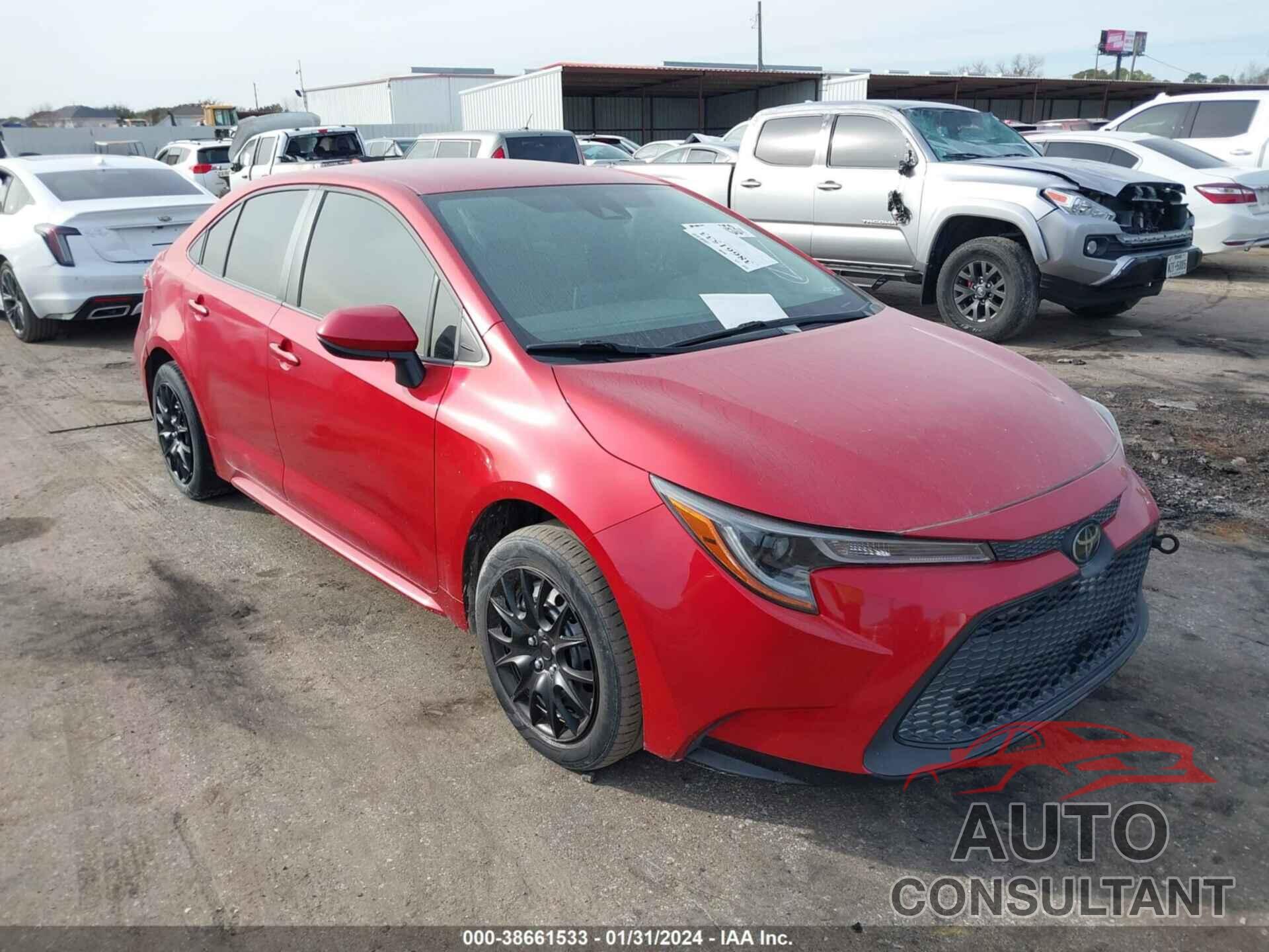 TOYOTA COROLLA 2020 - JTDEPRAE9LJ077982