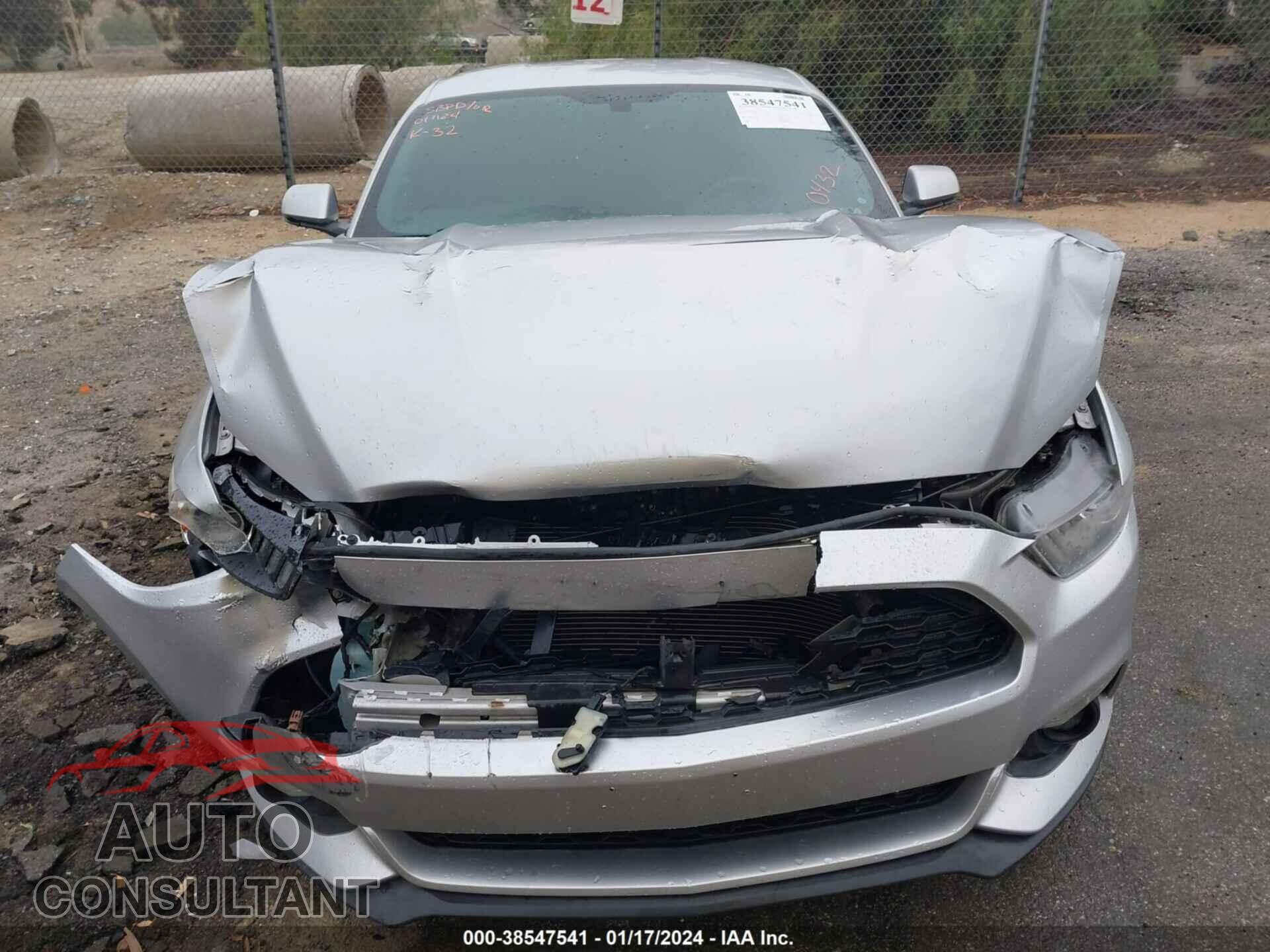 FORD MUSTANG 2017 - 1FA6P8TH7H5310432