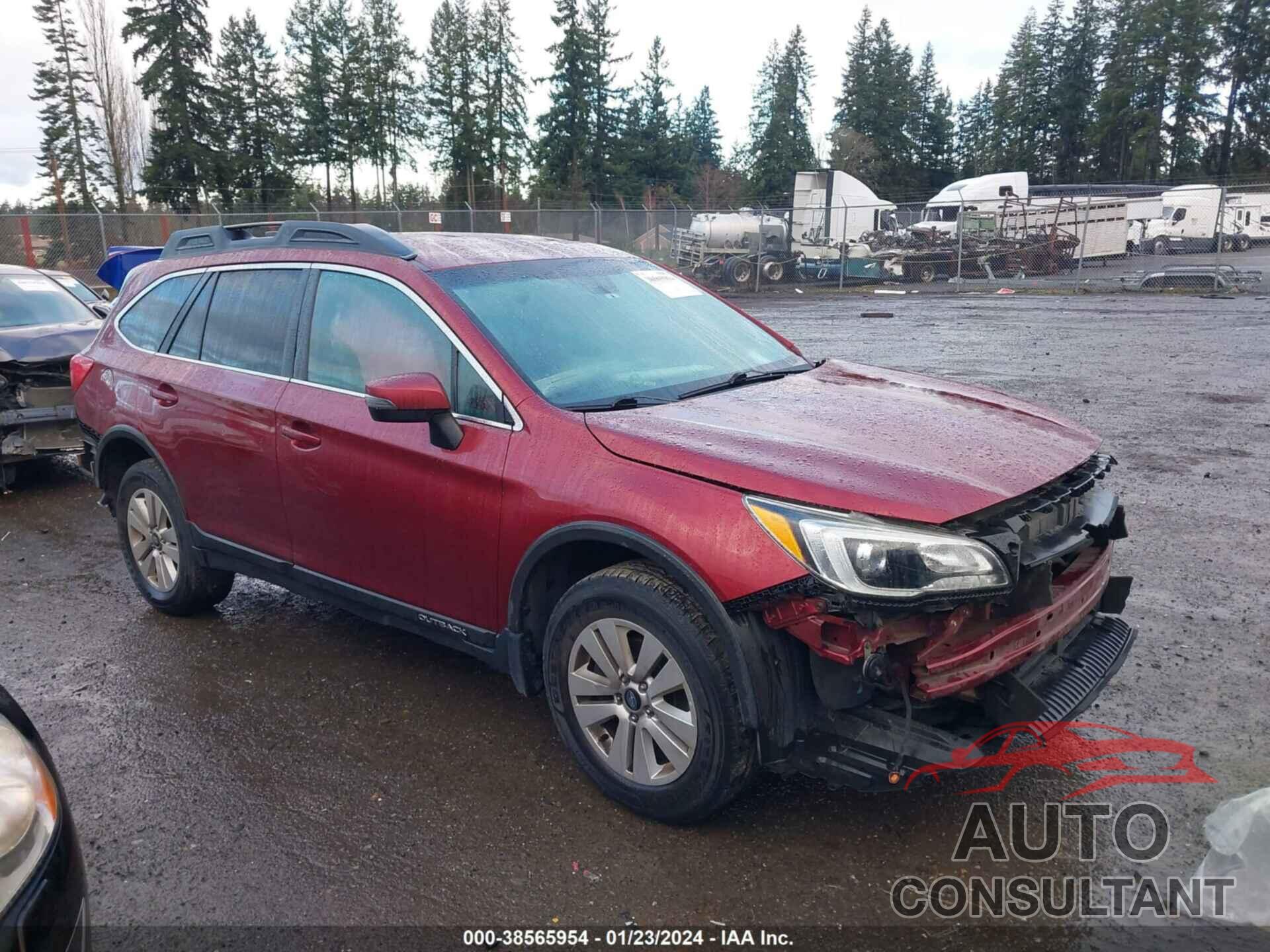 SUBARU OUTBACK 2016 - 4S4BSAFC0G3219040