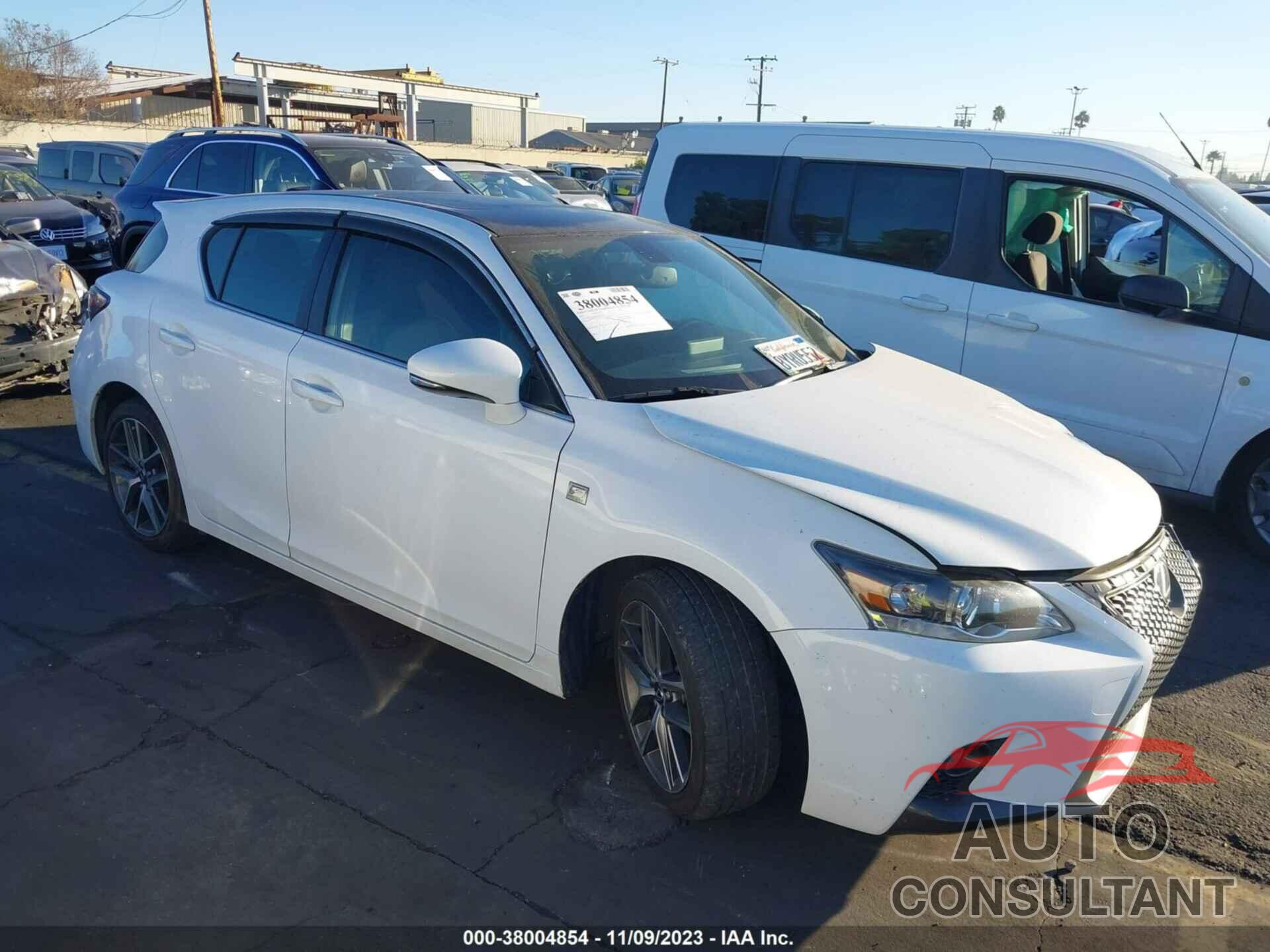 LEXUS CT 200H 2015 - JTHKD5BH8F2248554