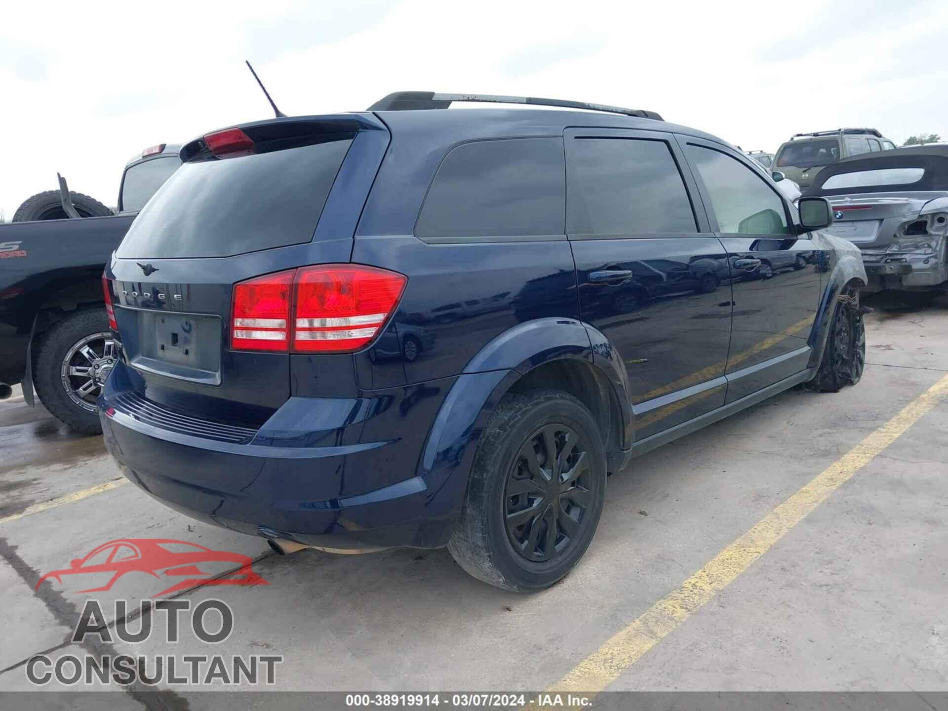 DODGE JOURNEY 2017 - 3C4PDCAB5HT627022