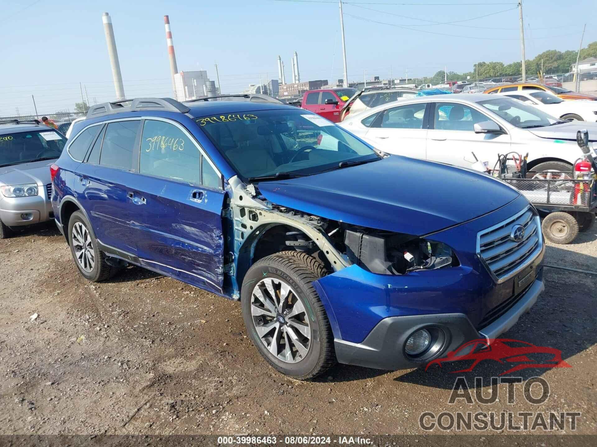 SUBARU OUTBACK 2016 - 4S4BSENC4G3335754