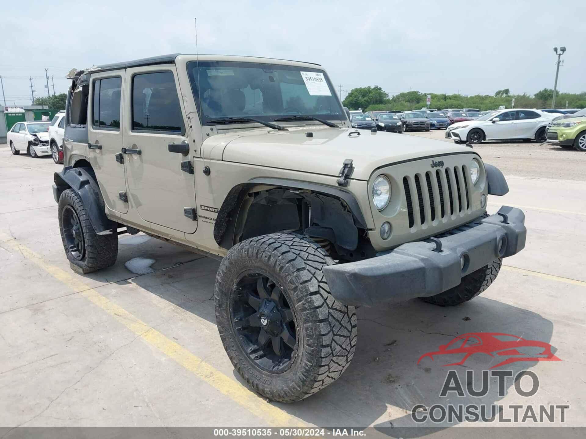 JEEP WRANGLER JK UNLIMITED 2018 - 1C4BJWDG9JL809786