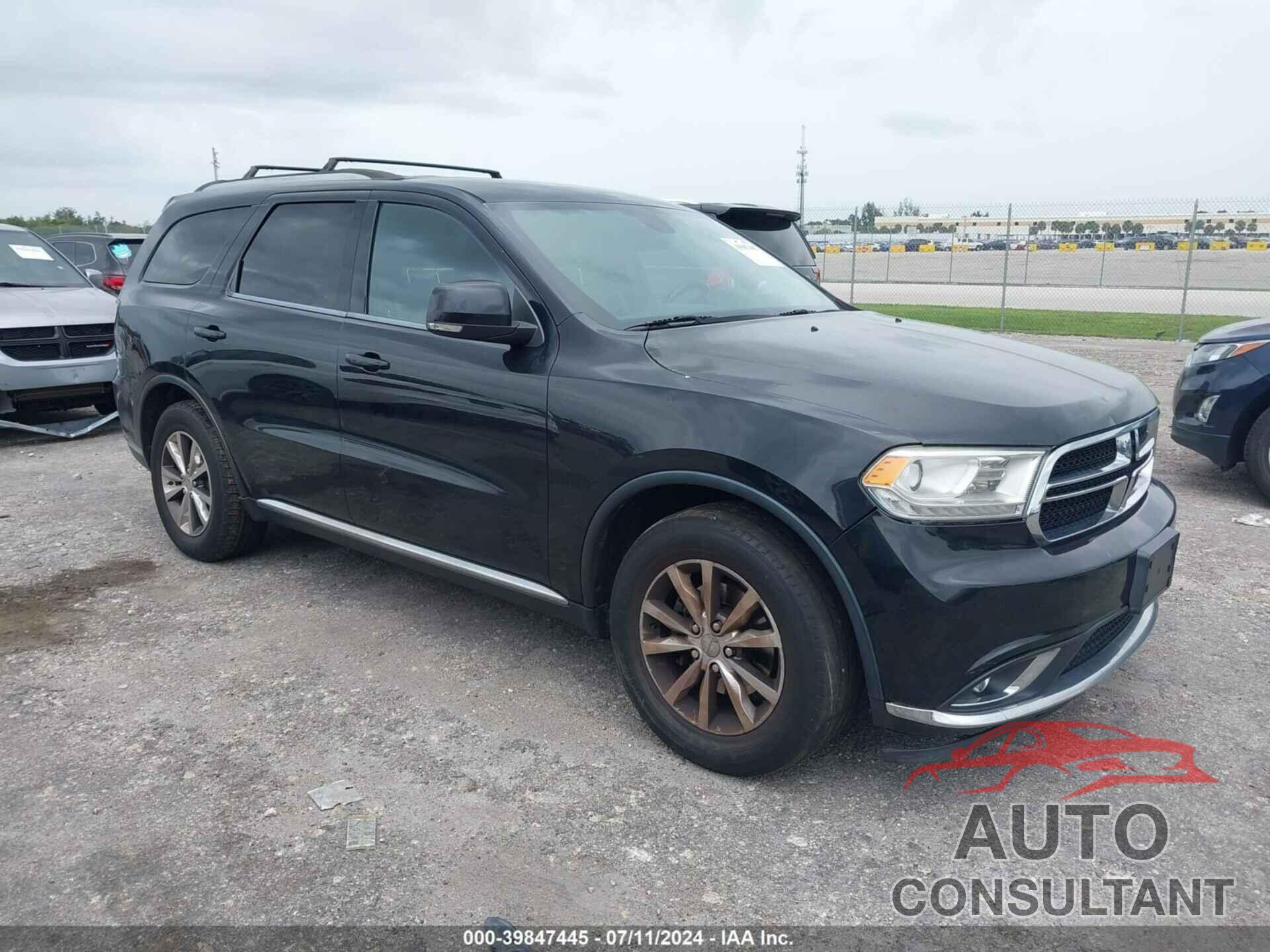 DODGE DURANGO 2016 - 1C4RDHDG4GC346210