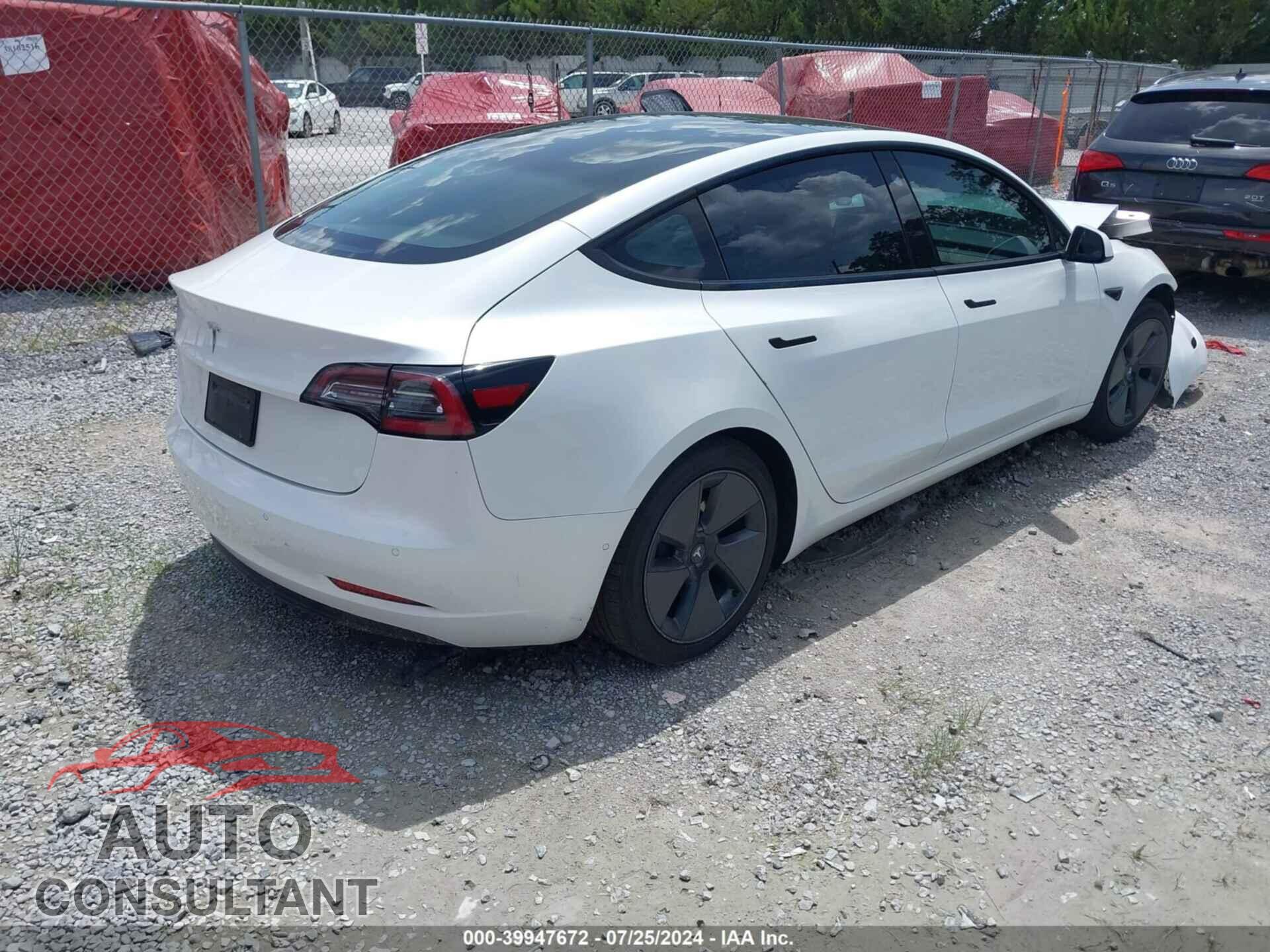 TESLA MODEL 3 2021 - 5YJ3E1EA9MF852103