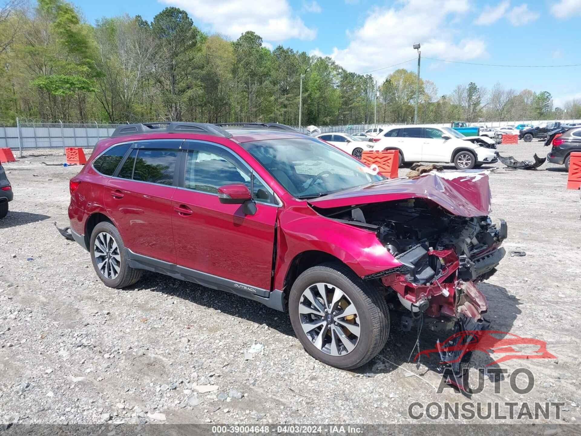 SUBARU OUTBACK 2016 - 4S4BSENC2G3325711