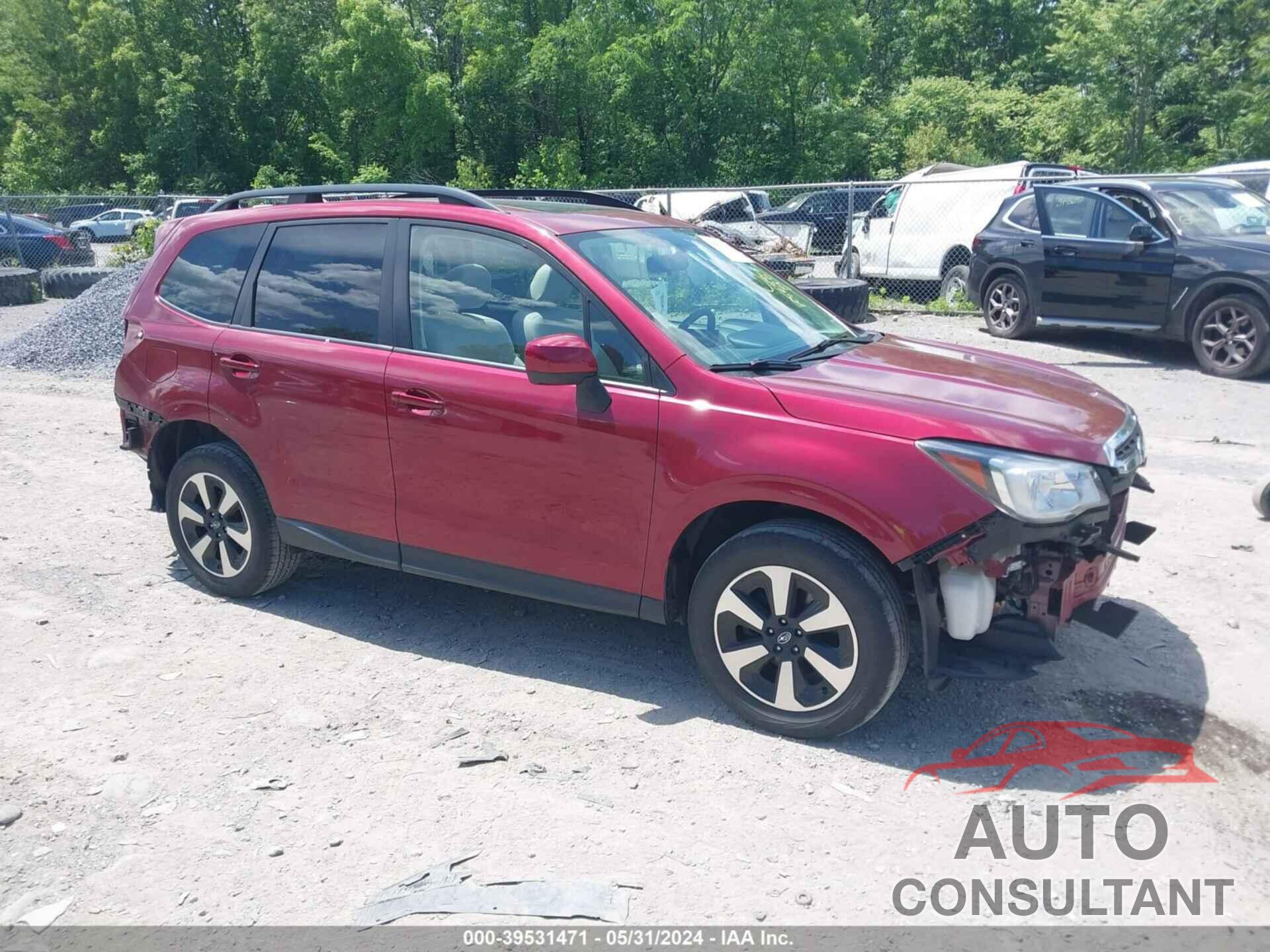 SUBARU FORESTER 2018 - JF2SJAEC0JH617630